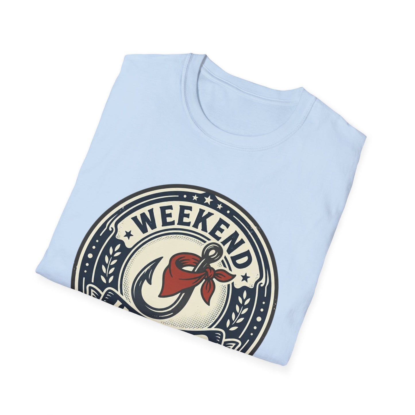Weekend Hooker Fishing T-Shirt — Retro Angler Logo Tee