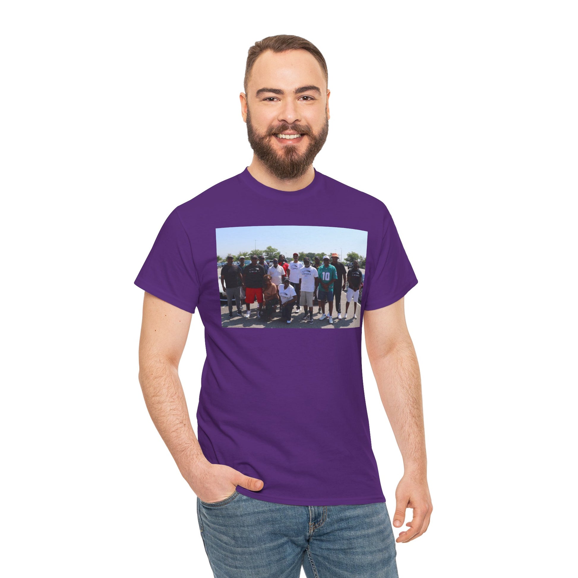 C-RYDERZ Group Photo Custom Tee — Personalized Reunion & Team Picture Shirt Printify