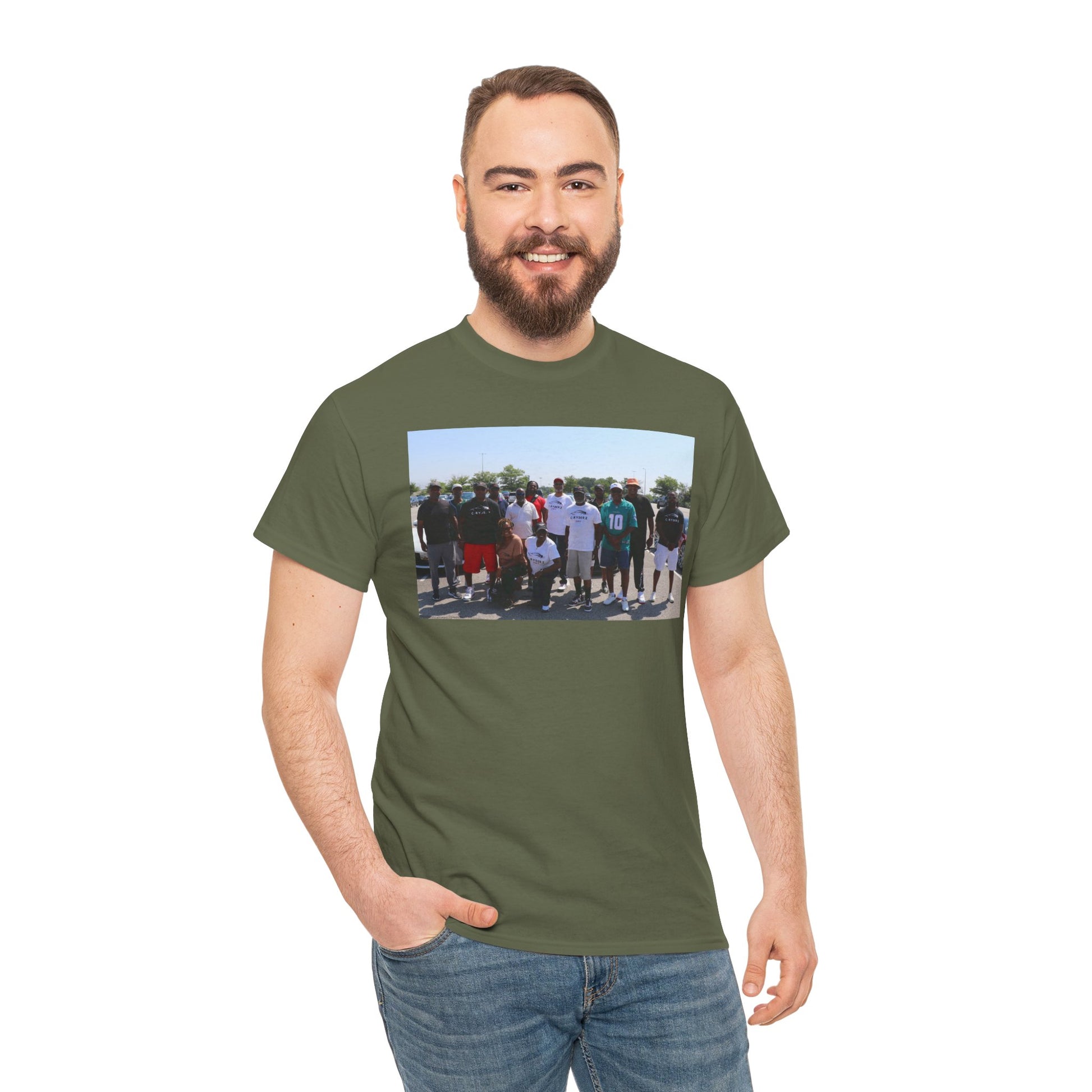 C-RYDERZ Group Photo Custom Tee — Personalized Reunion & Team Picture Shirt Printify