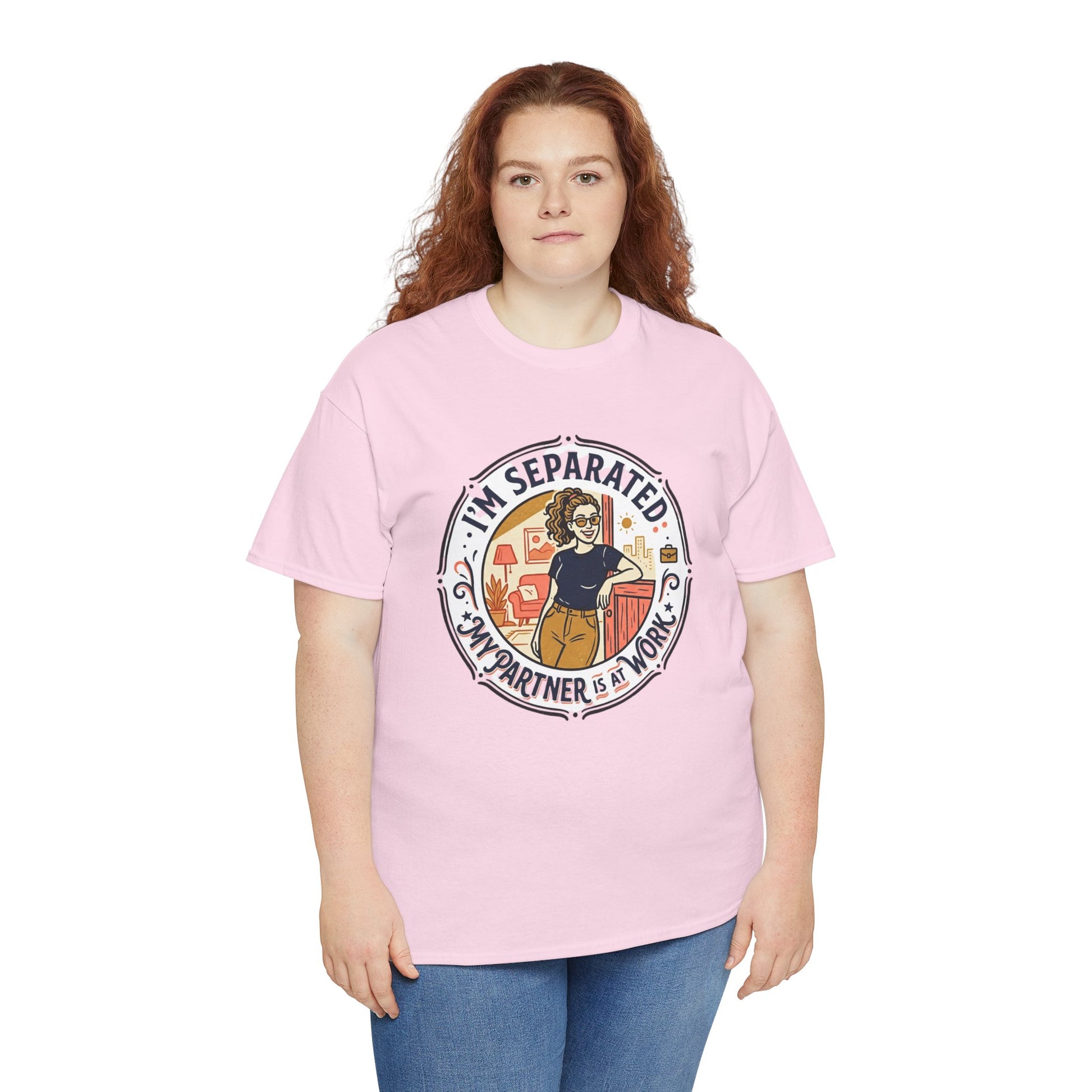 Separated from My Partner at Work T-Shirt Printify