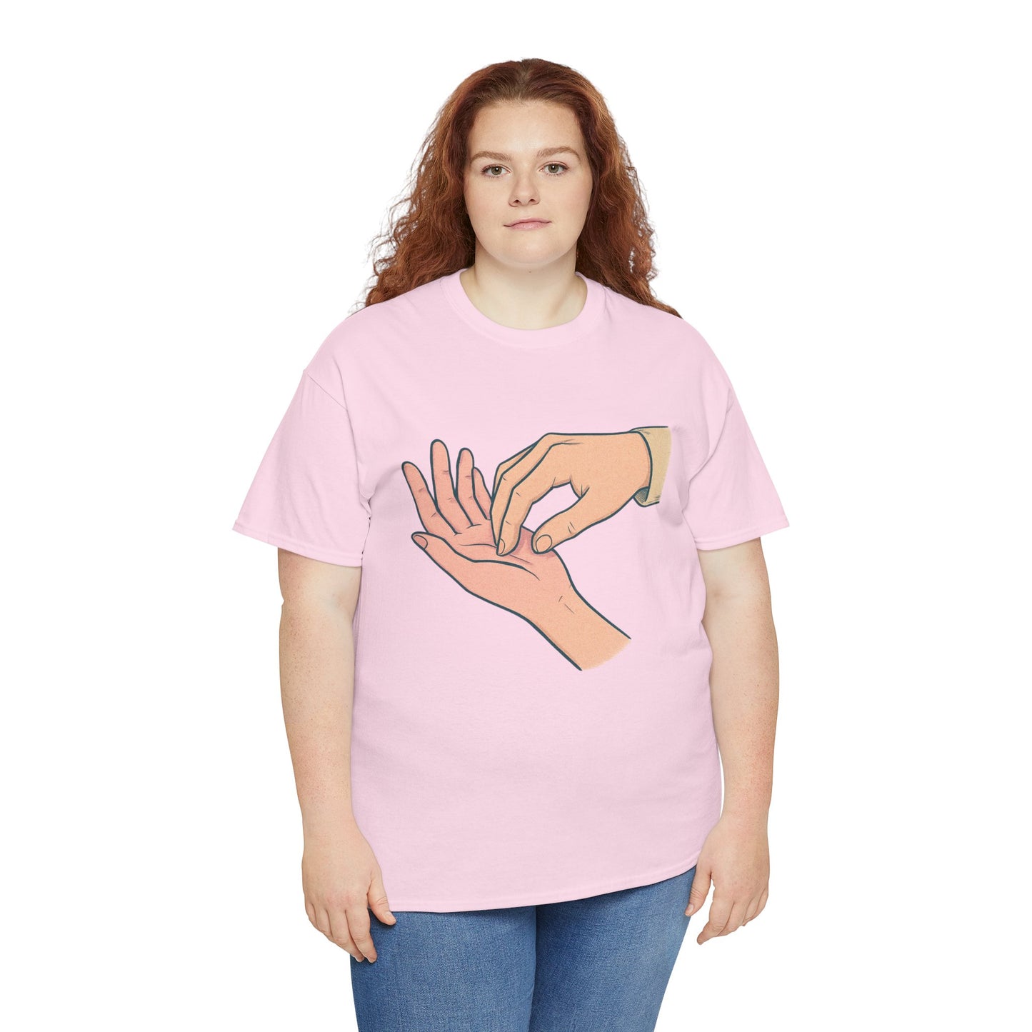 T-Shirt - Gentle Palm Reading Illustration Tee