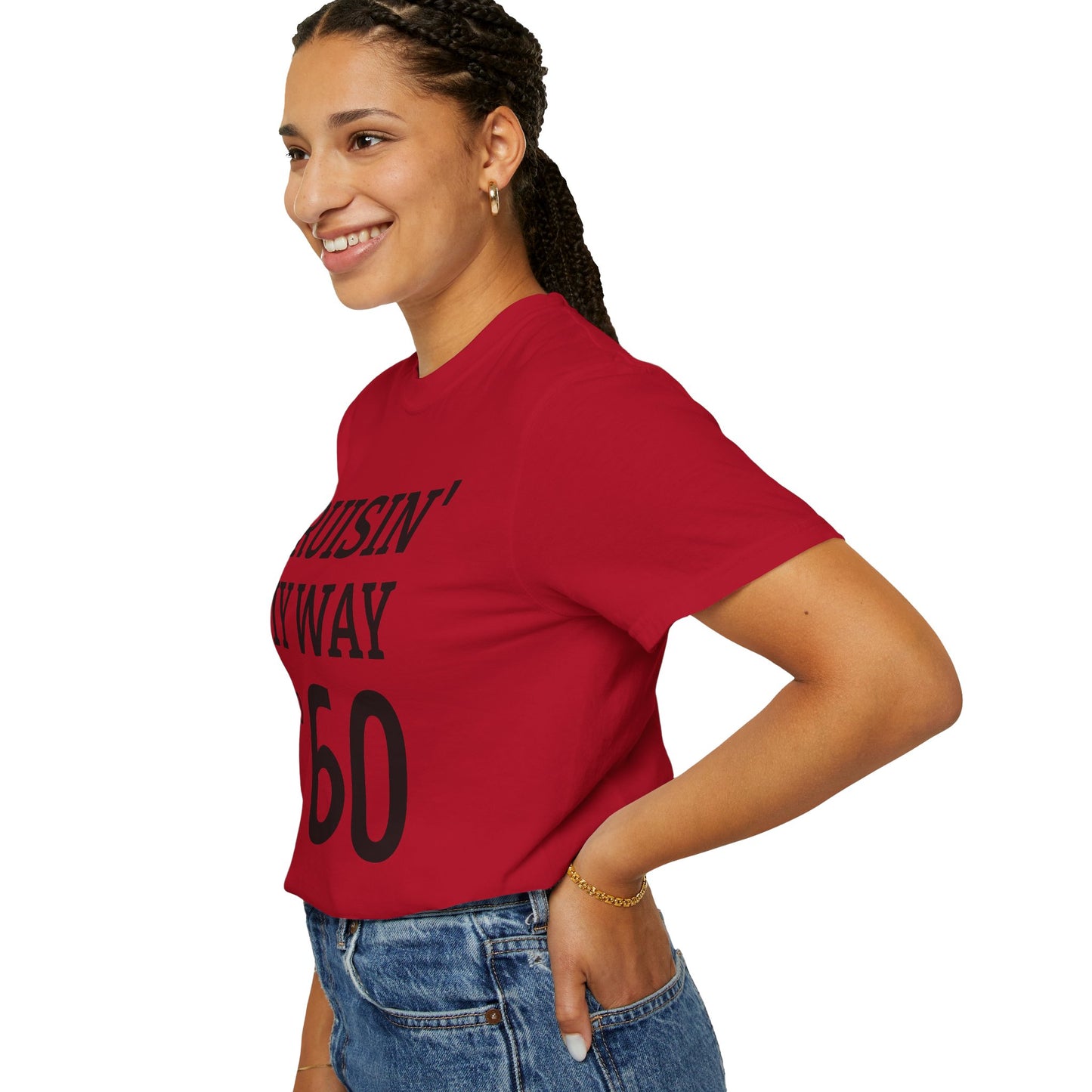 Cruisin' My Way Into 60 T-Shirt — 60th Birthday Tee