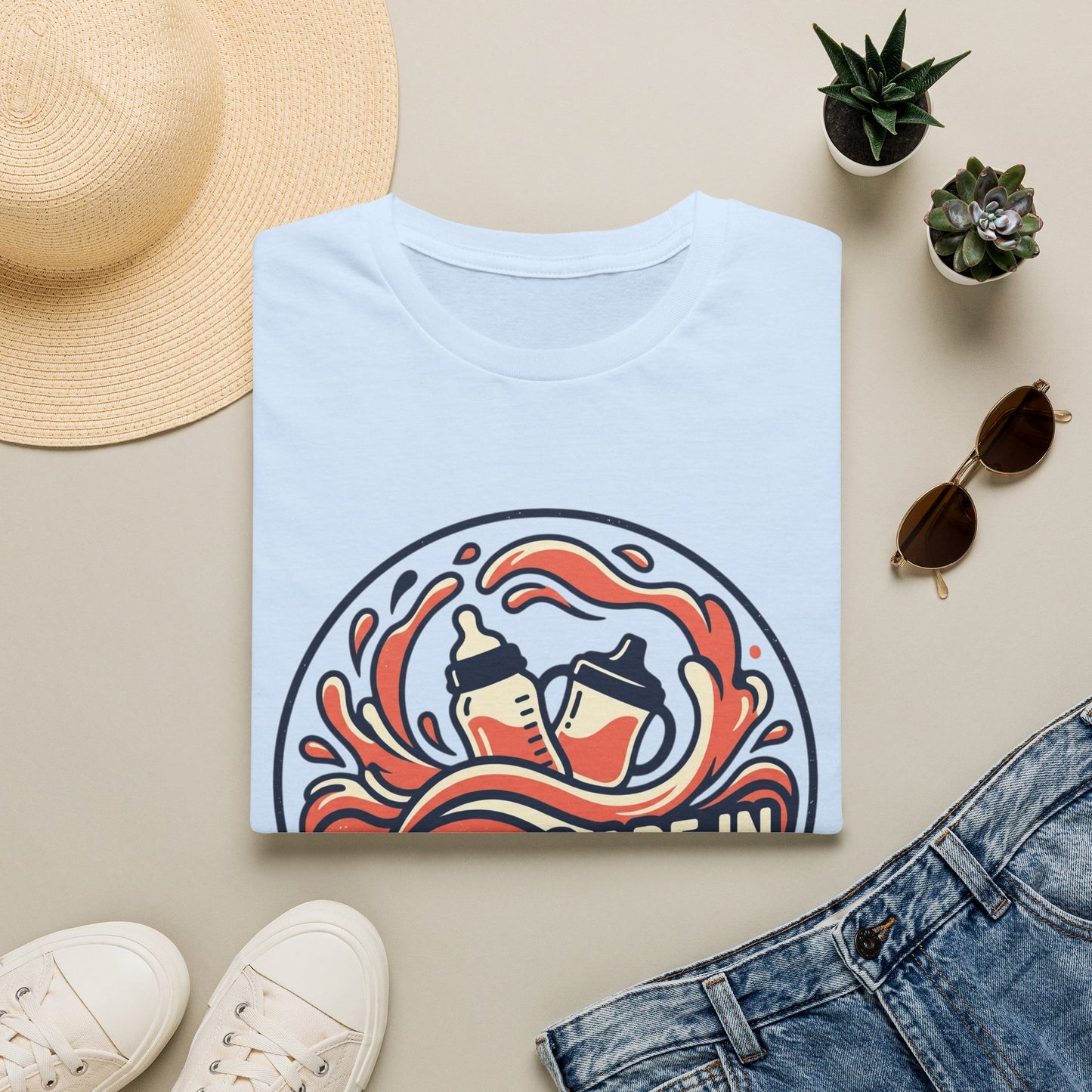 "My Kids Are in Liquid Form" Funny Parenting Tee
