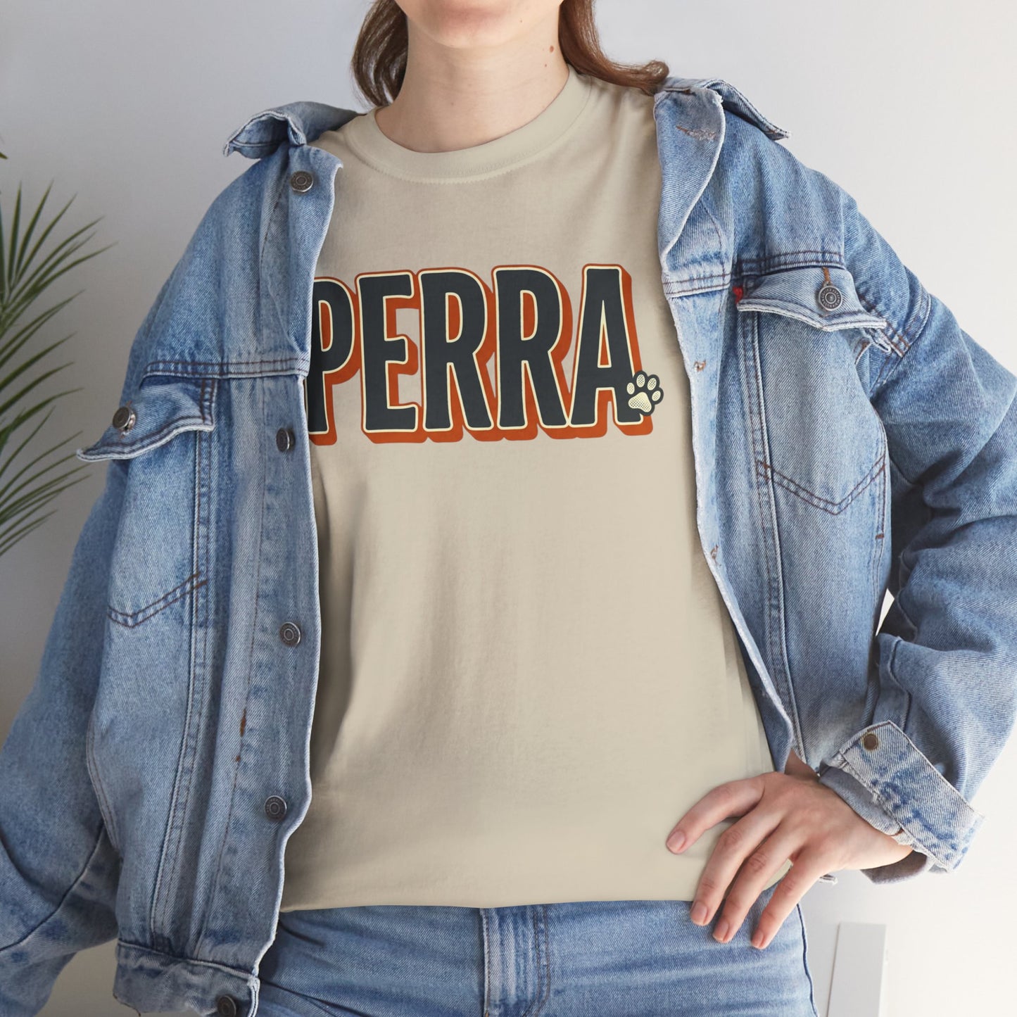 Perra Graphic Tee – Bold Retro Lettering T-Shirt