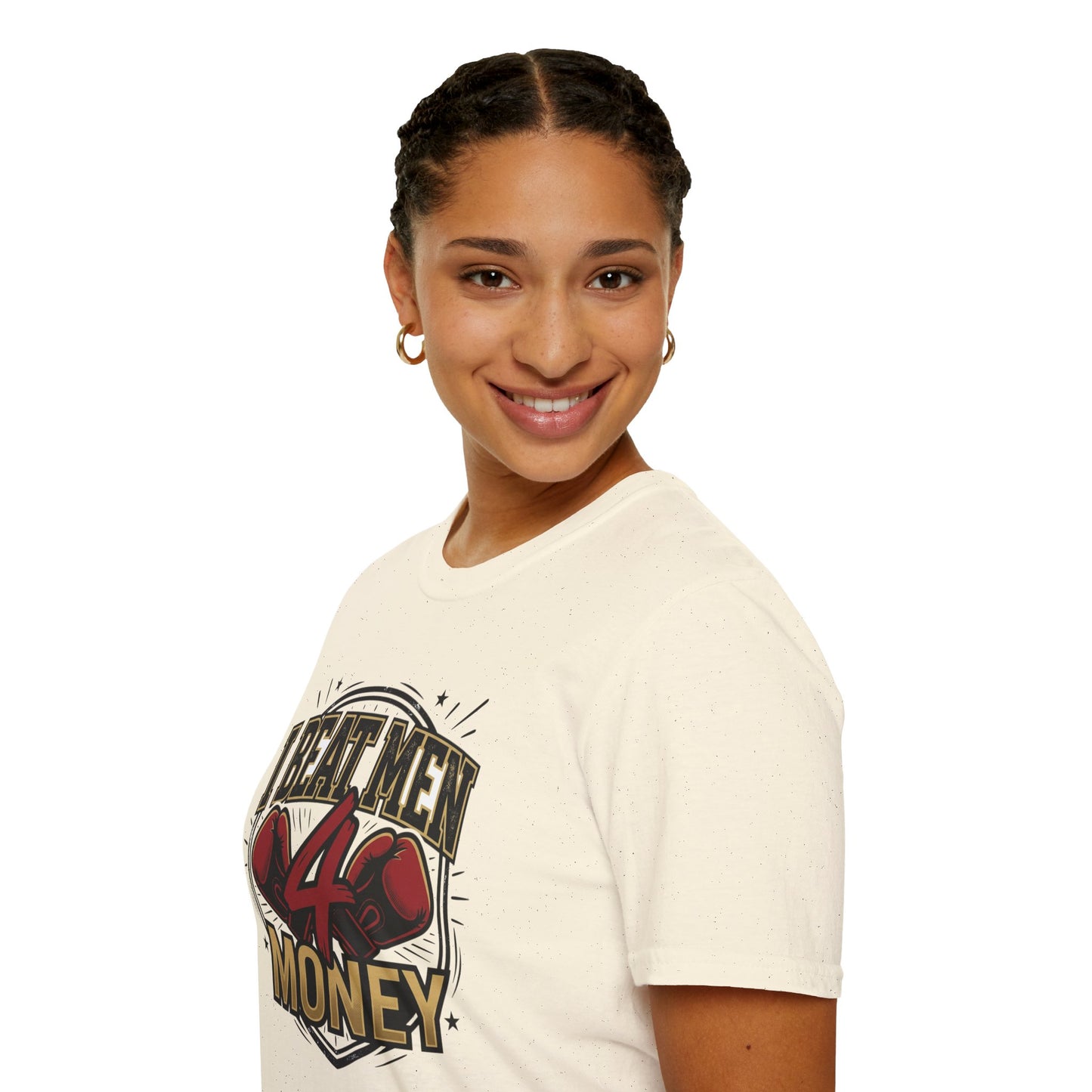 I Beat Men 4 Money Boxing T-Shirt Printify