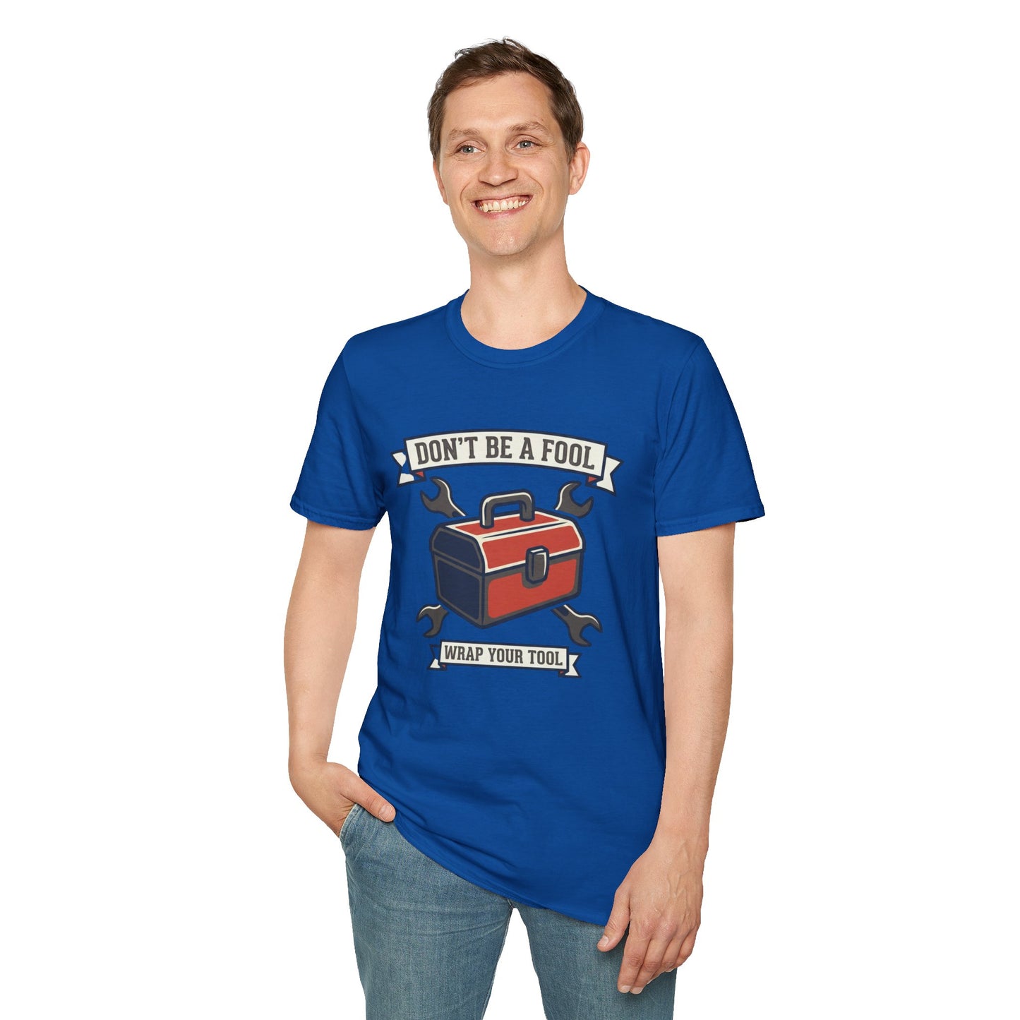 Don't Be a Fool Toolbox T‑Shirt — Wrap Your Tool Shirt for Mechanics & DIYers