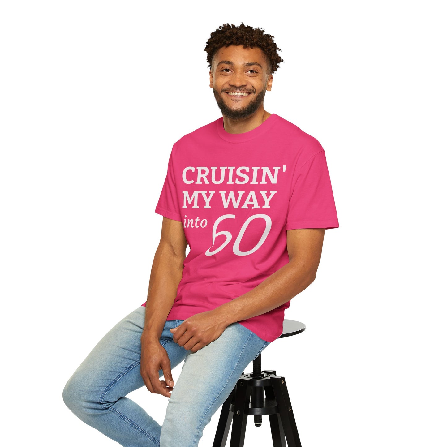 Cruisin' My Way Into 60 T-Shirt — 60th Birthday Tee