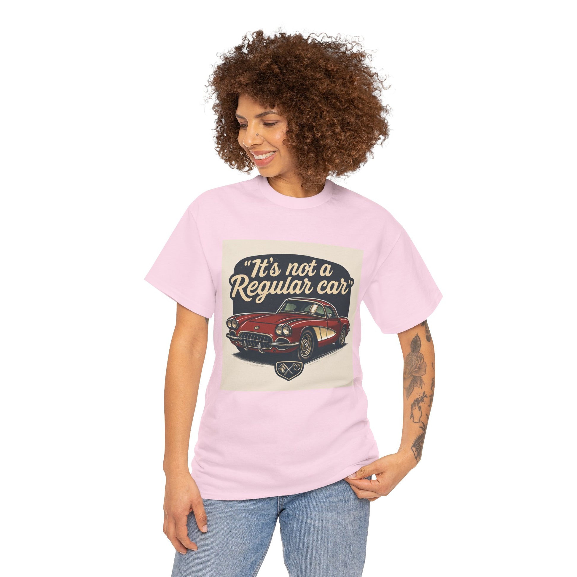 Classic Car Tee — "It's Not a Regular Car" Vintage Muscle Car Shirt Printify