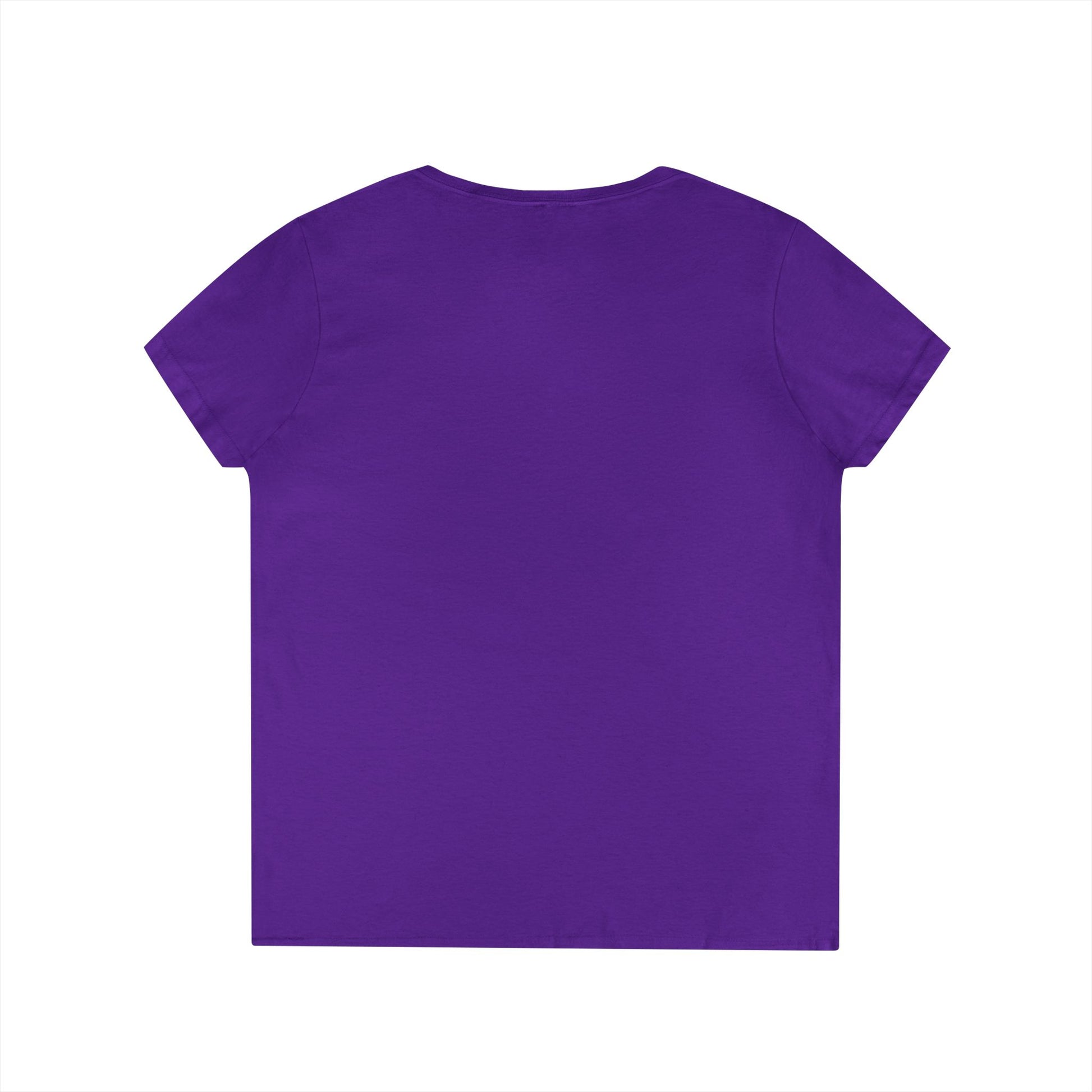 Ladies' V-Neck T-Shirt — Vintage Playing Cards "VFW Post 1503" Graphic Printify