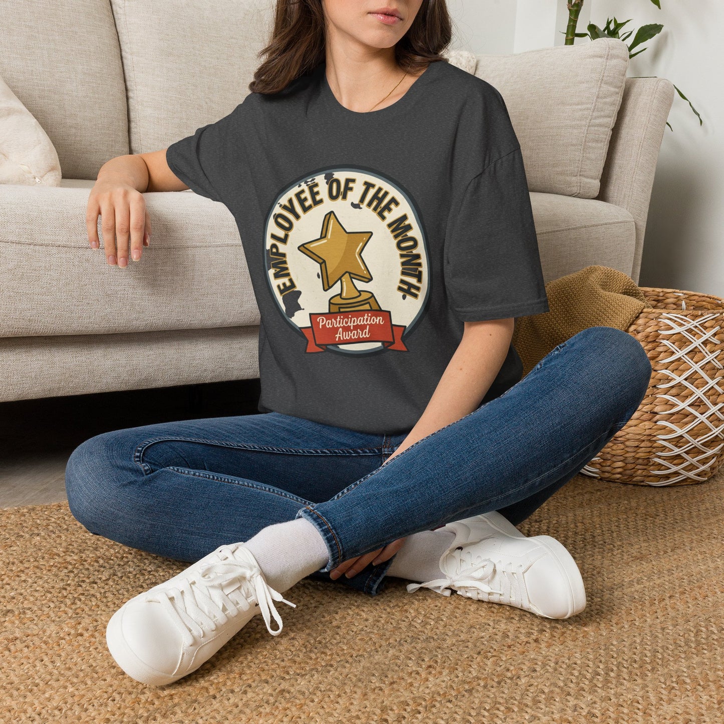 Employee of the Month T-Shirt — Participation Award Star Tee