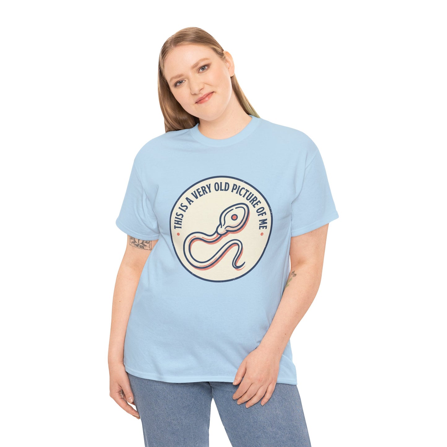 "This Is A Very Old Picture Of Me" Retro Snake Graphic Tee