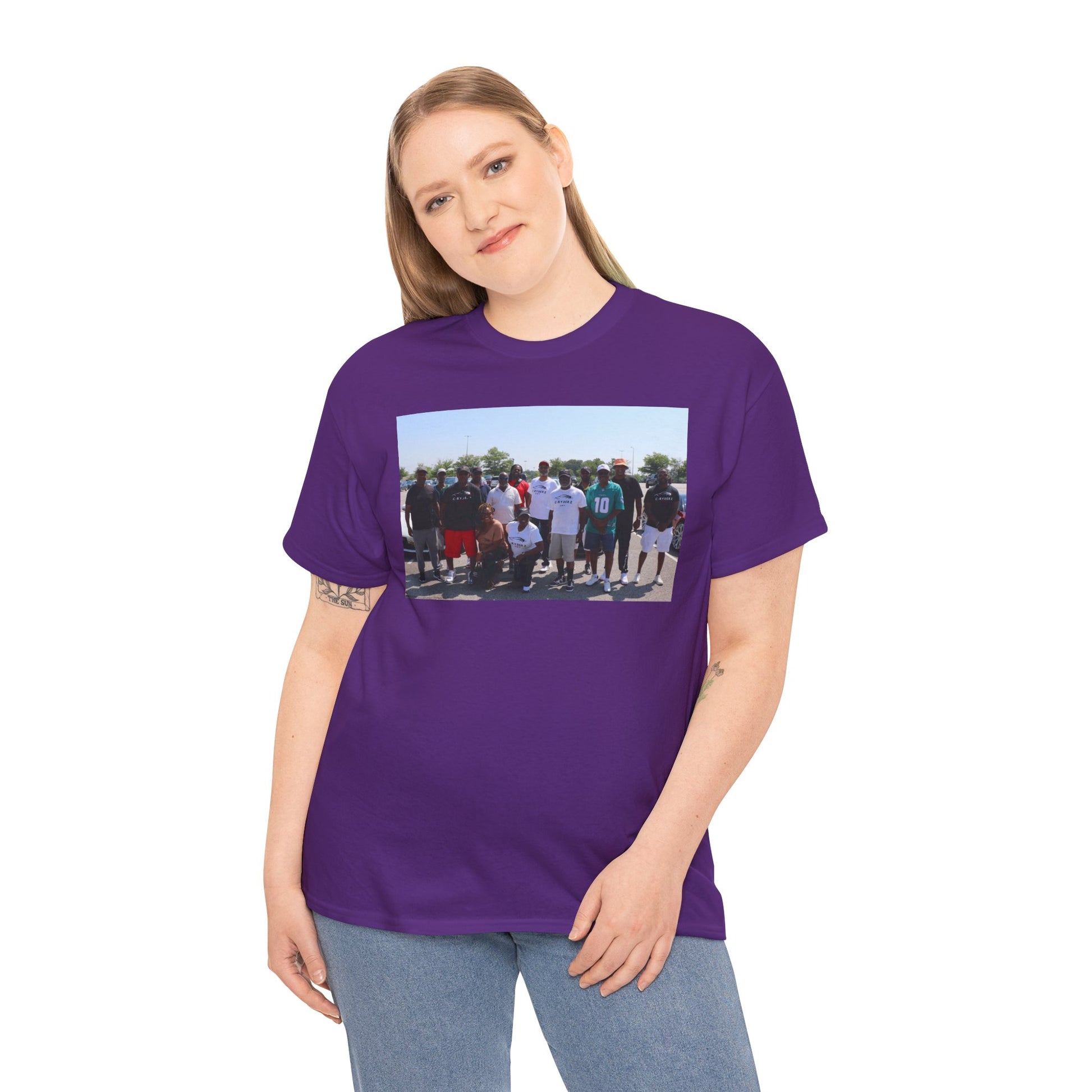 C-RYDERZ Group Photo Custom Tee — Personalized Reunion & Team Picture Shirt Printify