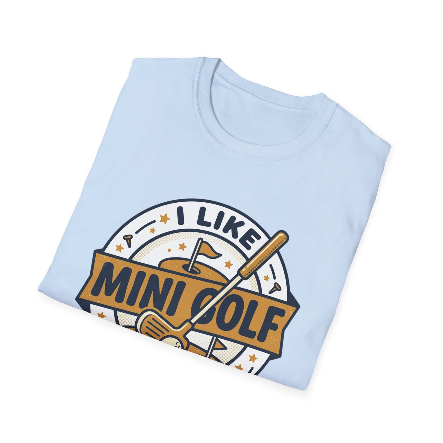 I Like Mini Golf T-Shirt — Retro Mini-Golf Graphic Tee for Fans & Players