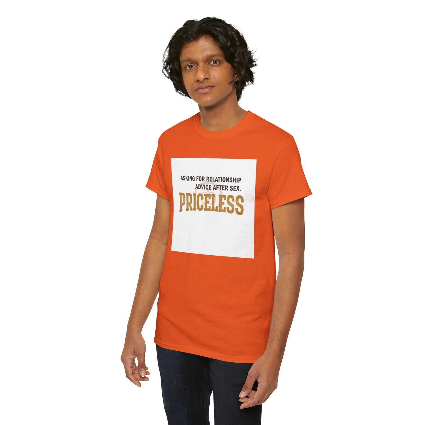 Priceless Funny Graphic Tee — "Asking for Relationship Advice After Sex" Casual Cotton Shirt