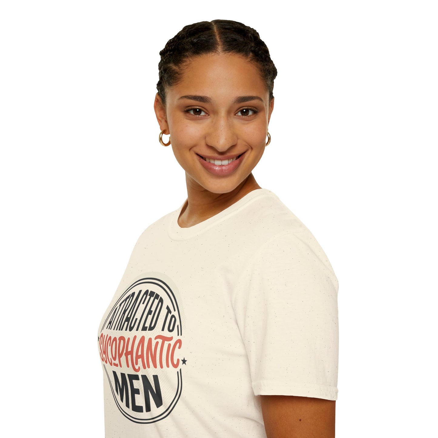 "Attracted to Sycophantic Men" Funny Graphic Tee