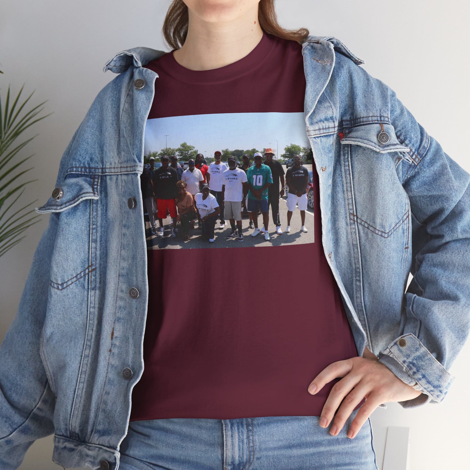 C-RYDERZ Group Photo Custom Tee — Personalized Reunion & Team Picture Shirt Printify
