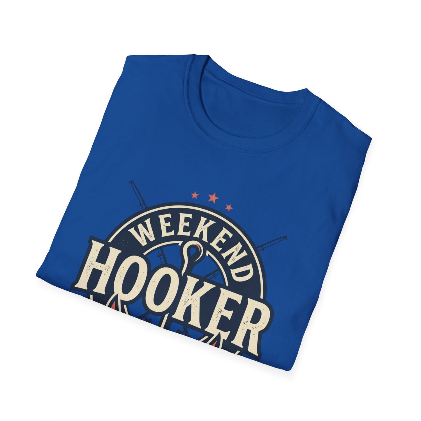 Weekend Hooker Fishing T-Shirt — Anchor & Rod Graphic Tee