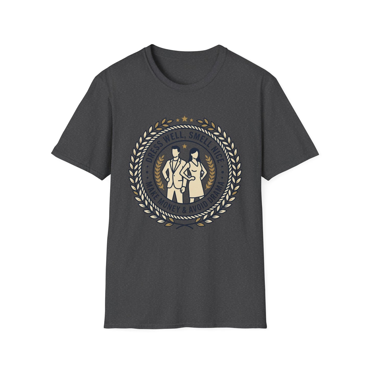 "Dress Well, Smell Nice" Vintage Couple Graphic Tee