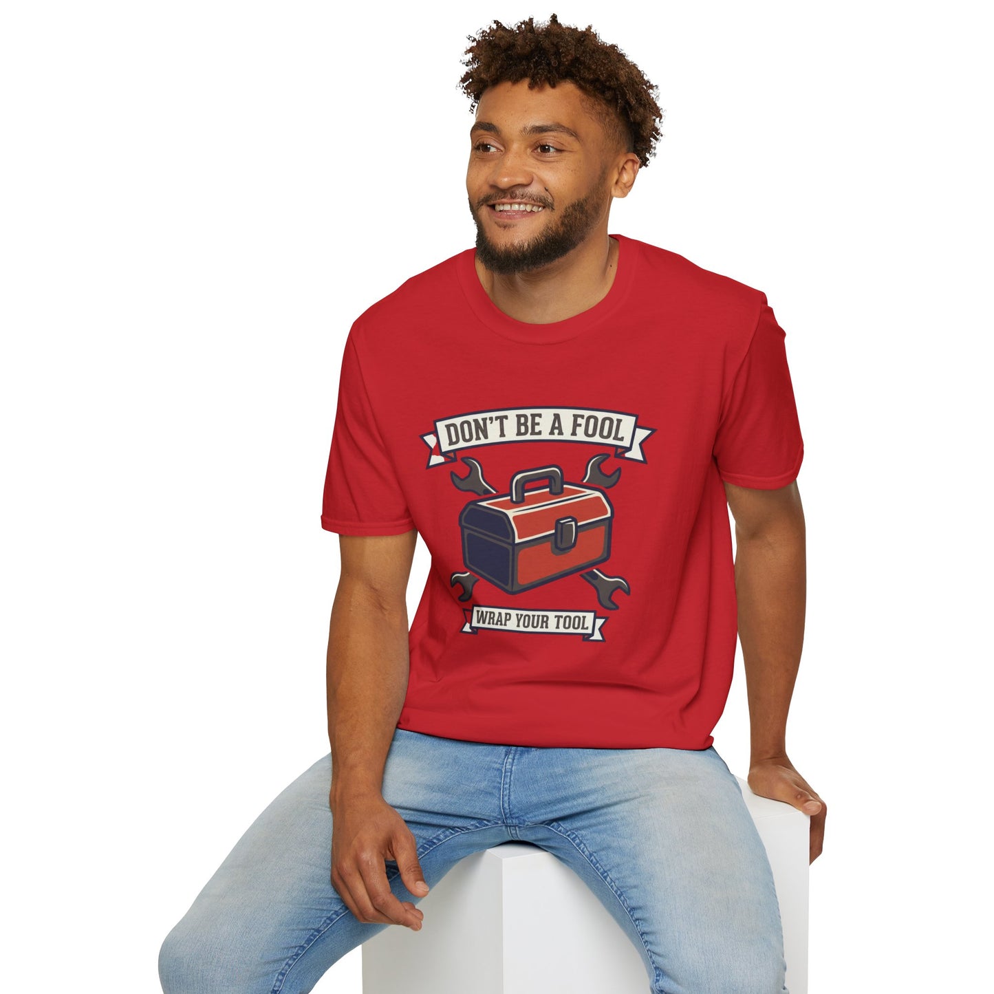 Don't Be a Fool Toolbox T‑Shirt — Wrap Your Tool Shirt for Mechanics & DIYers