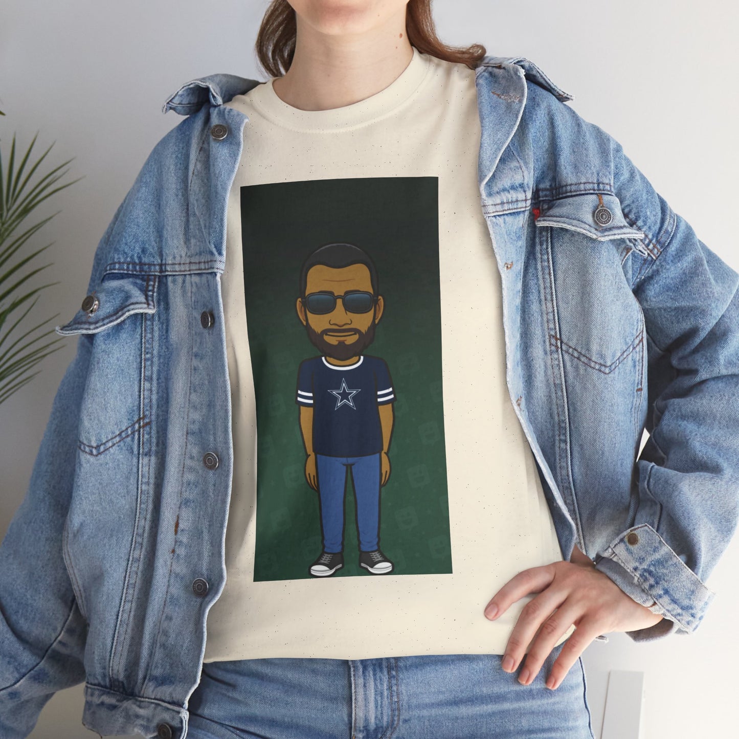 Cartoon Guy Graphic Tee — Personalized Avatar Shirt Printify