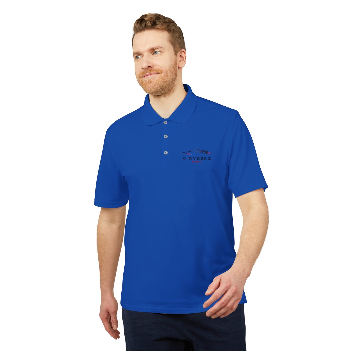C-RYDERZ Adidas Unisex Performance Polo Shirt - Stylish Activewear for Athletes Printify