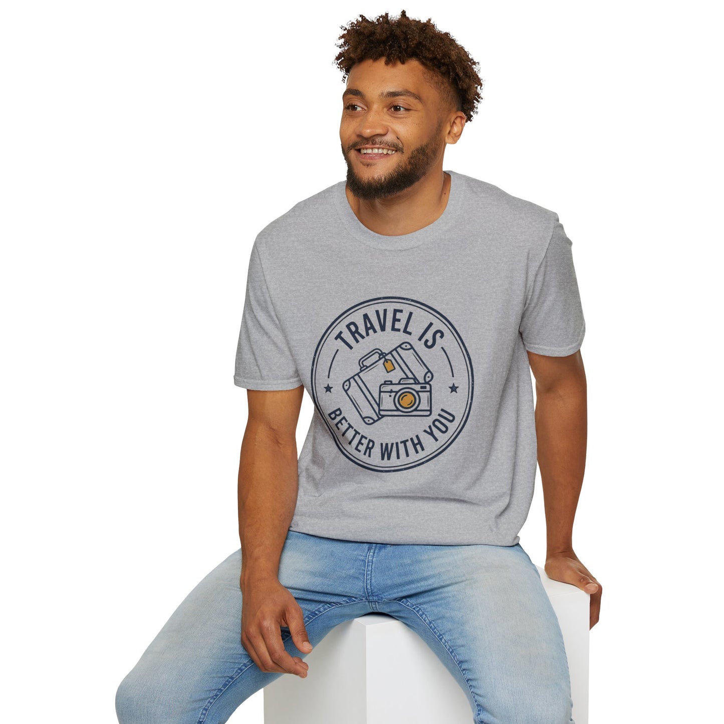 Travel Is Better With You T‑Shirt — Travel Lovers Graphic Tee