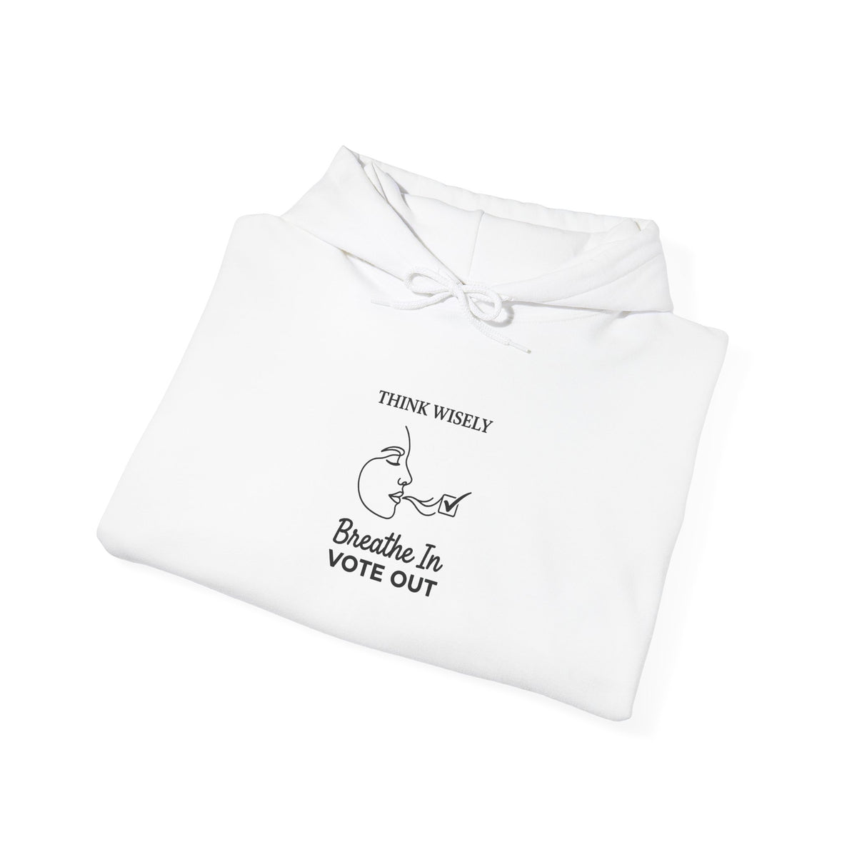 Breathe In Vote Out Hoodie | Midterm Elections Voter Awareness