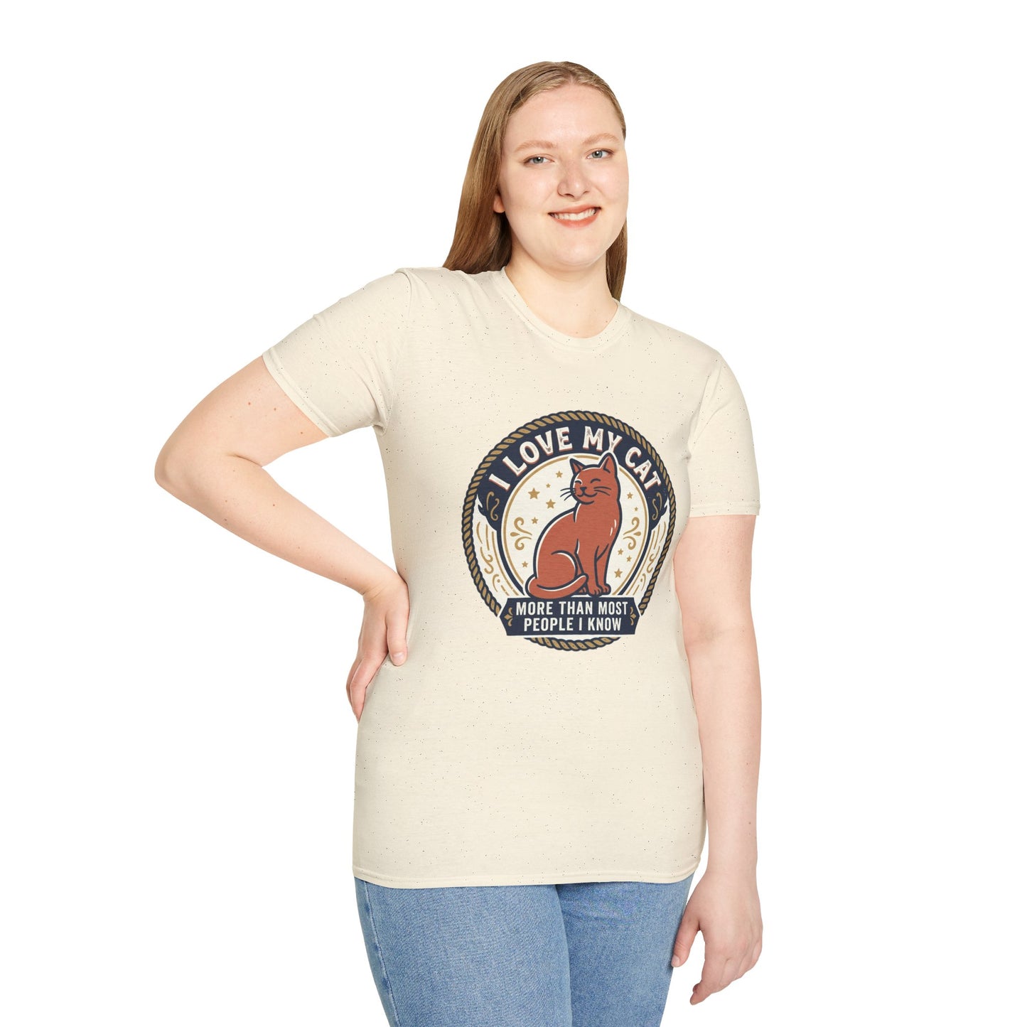 I Love My Cat T-Shirt — "I Love My Cat More Than Most People I Know" Cat Lover Tee
