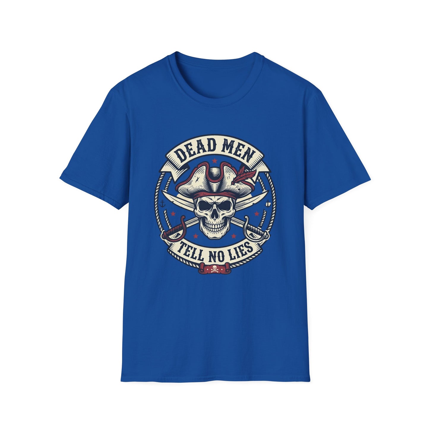 Pirate Skull Tee — "Dead Men Tell No Lies" Graphic T-Shirt