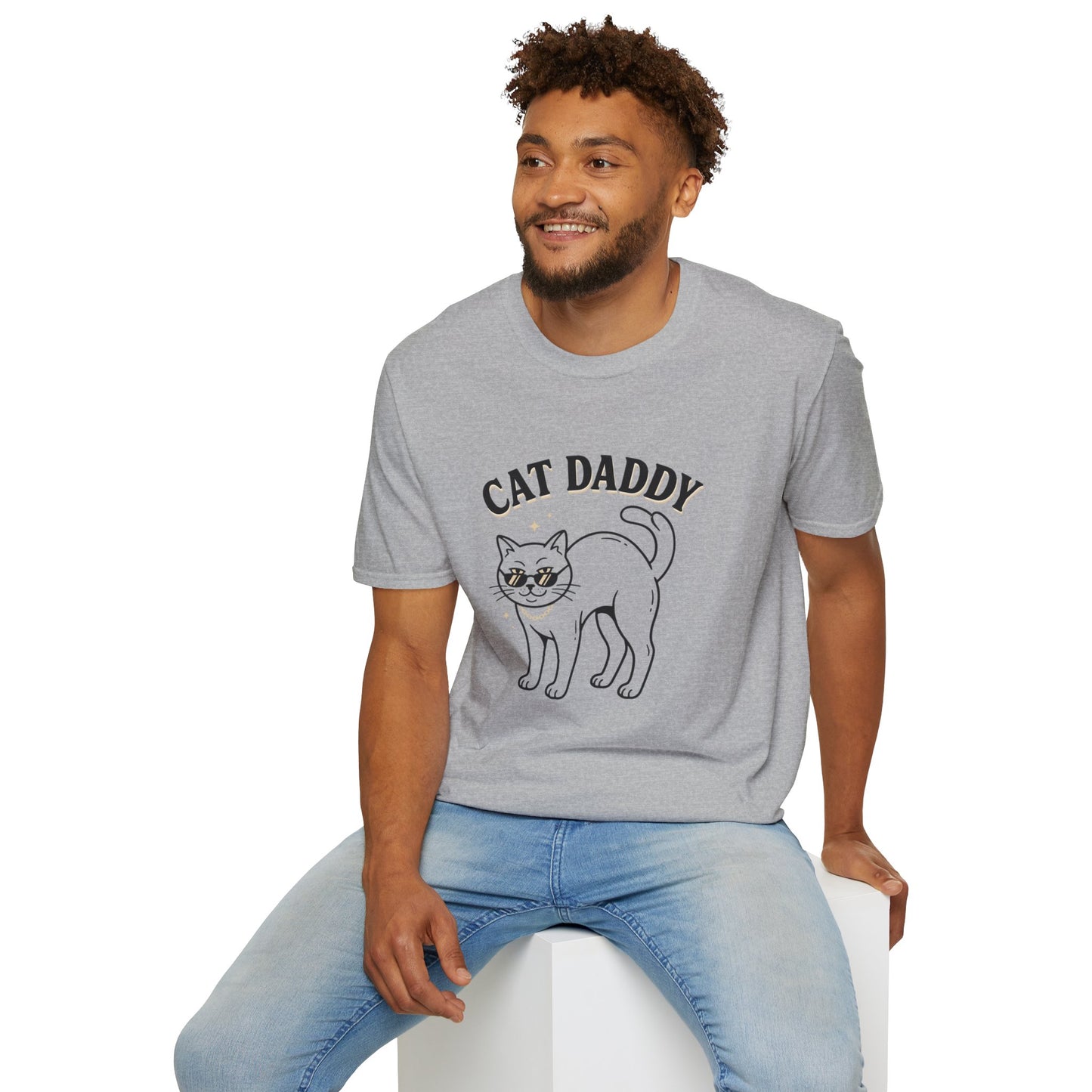 Cat Daddy T-Shirt — Retro Cute Cat Graphic Tee for Cat Lovers