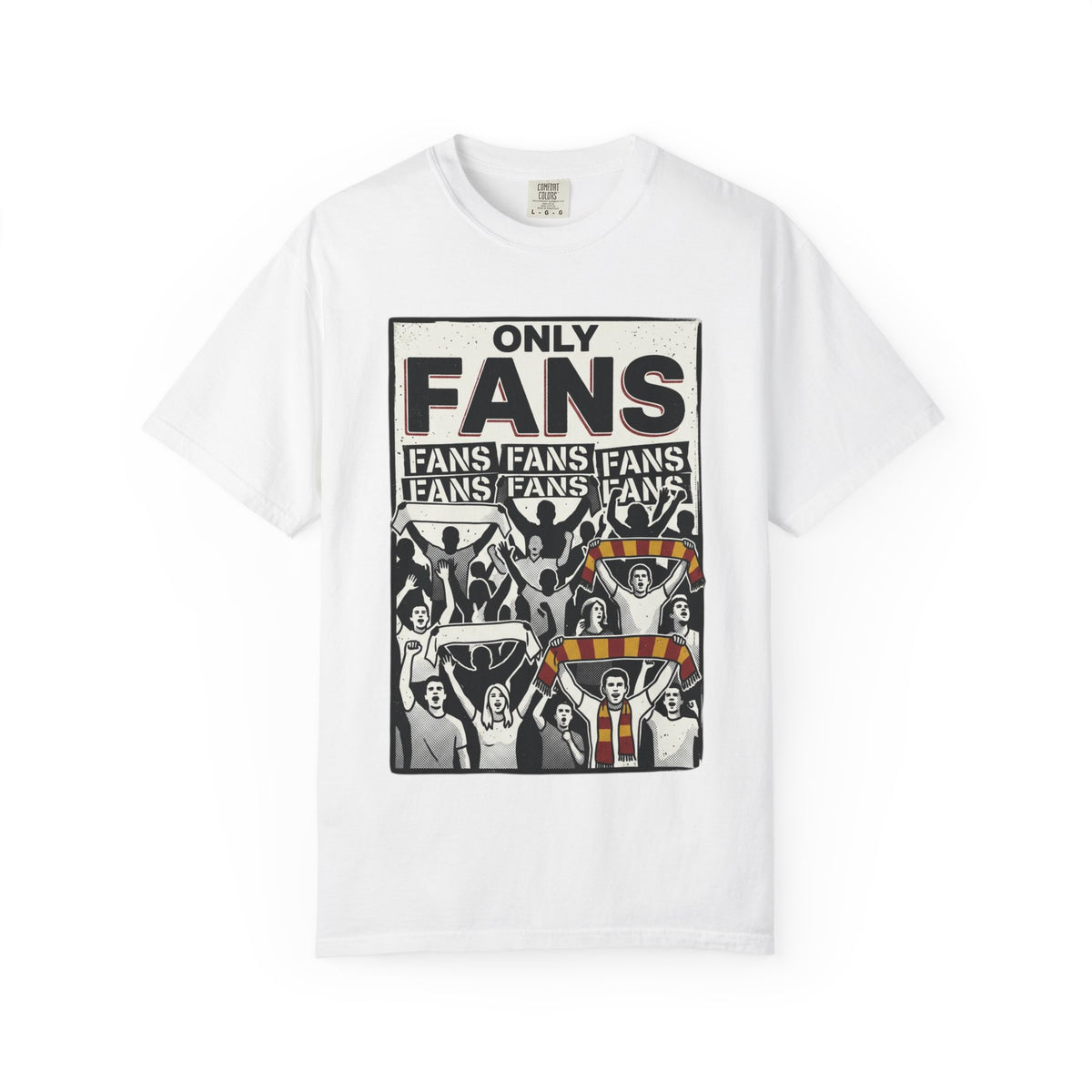 Only Fans Crowd Graphic T-Shirt — Vintage Sports Fan Tee