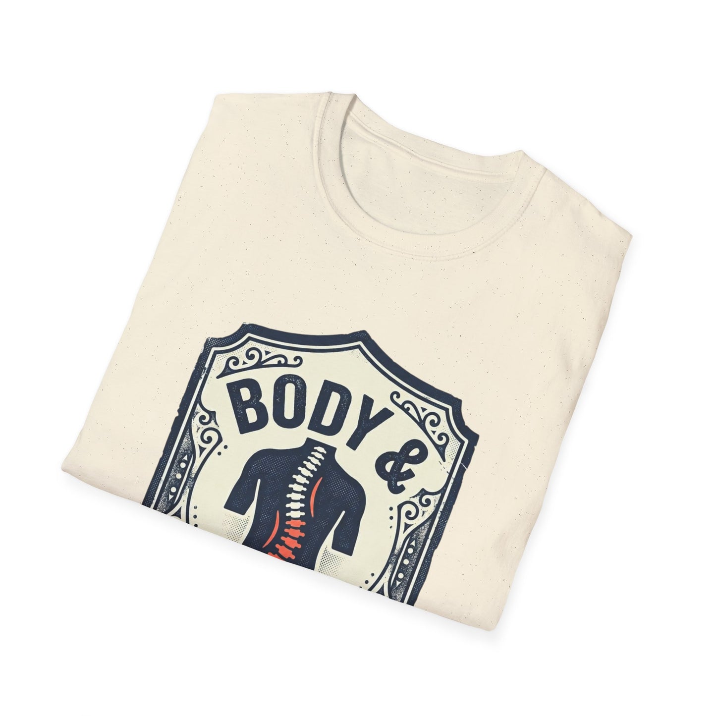 Back Hurts T-Shirt — Body & Back Hurts Graphic Tee for Spine Pain Relief Awareness