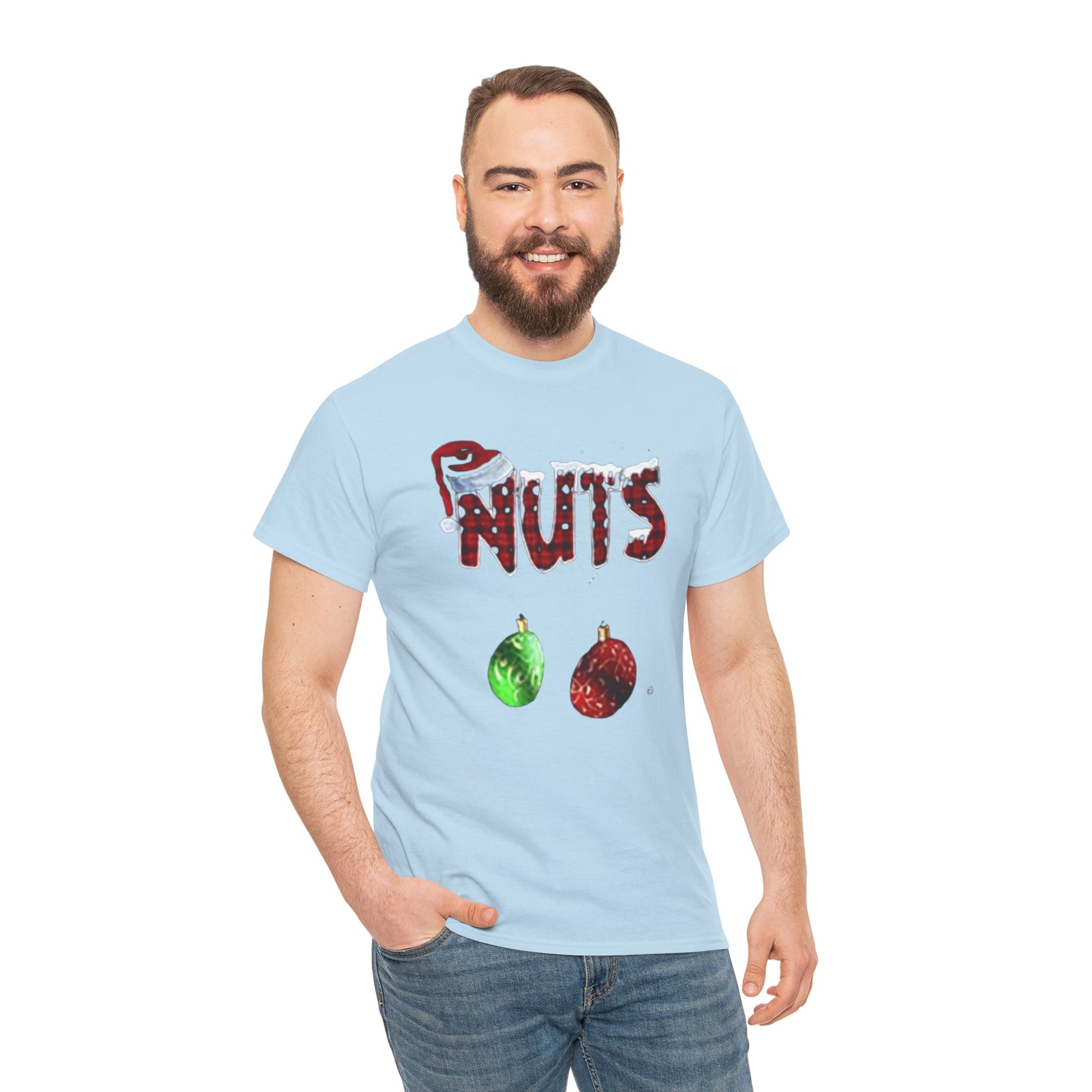 Holiday 'Nuts' Tee — Funny Christmas Ornament Graphic T-Shirt Printify
