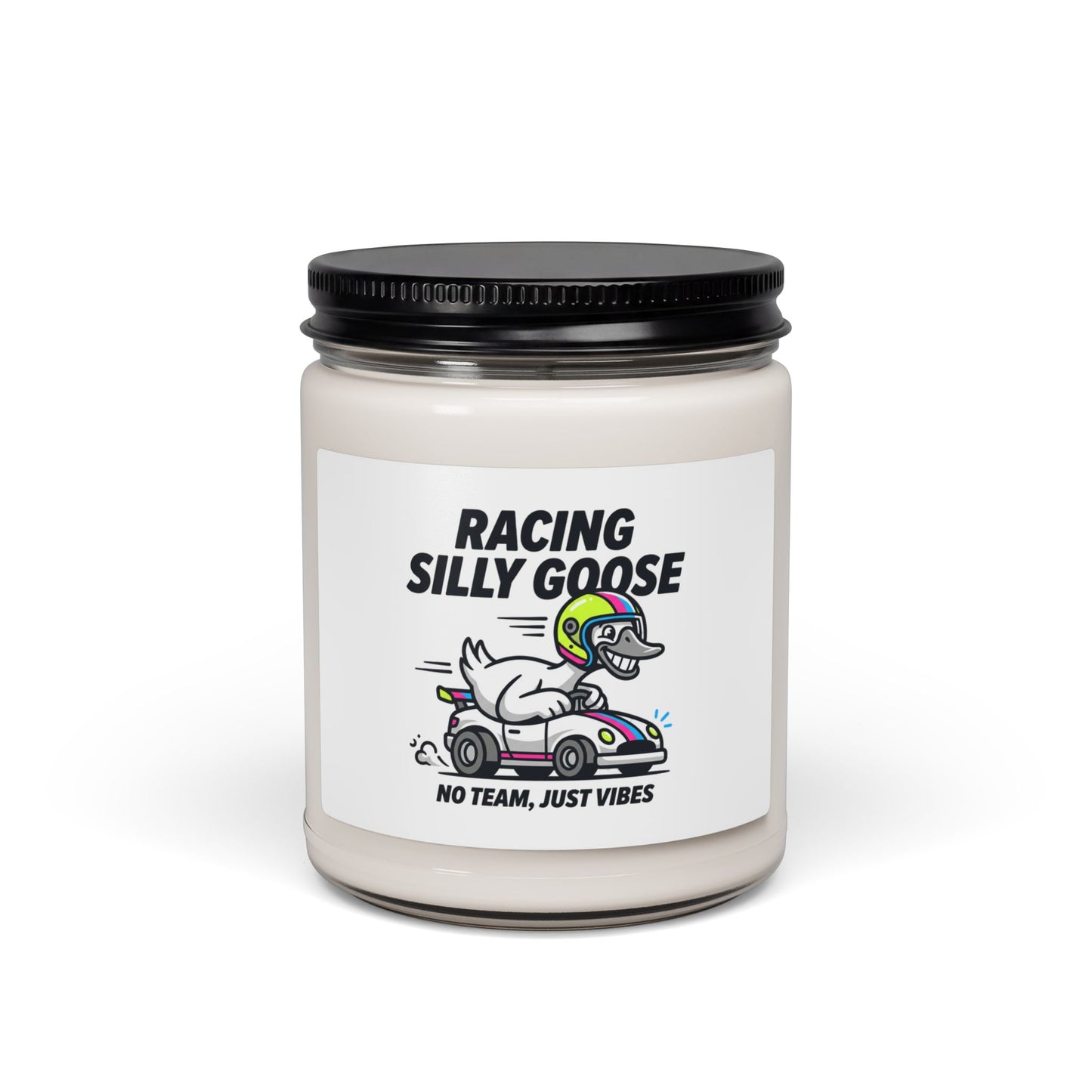 Racing Silly Goose Candle | Scented Soy, Race Day Parody