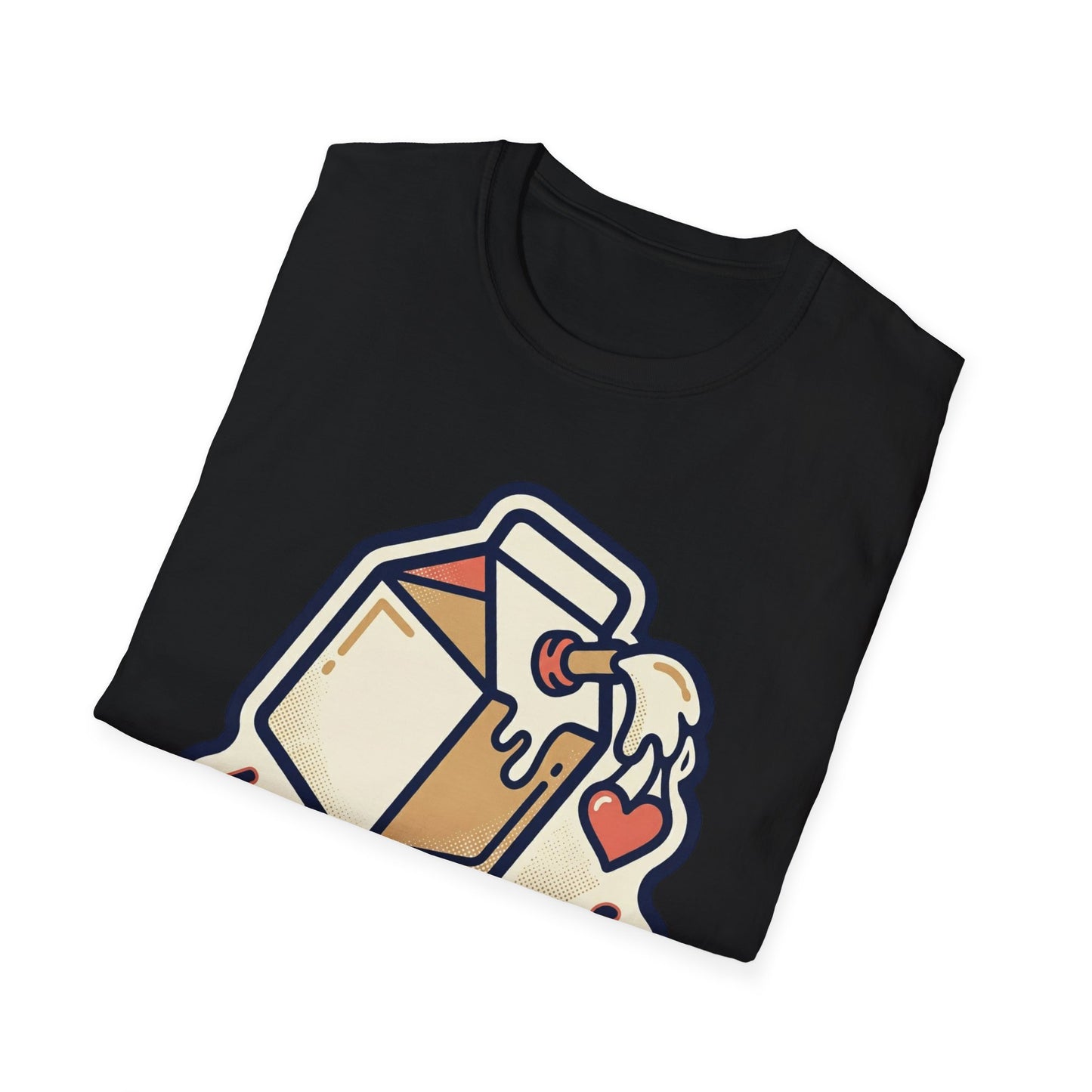 Cream Pie Cartoon T-Shirt — "I Like Creampies" Retro Milk Carton Graphic Tee