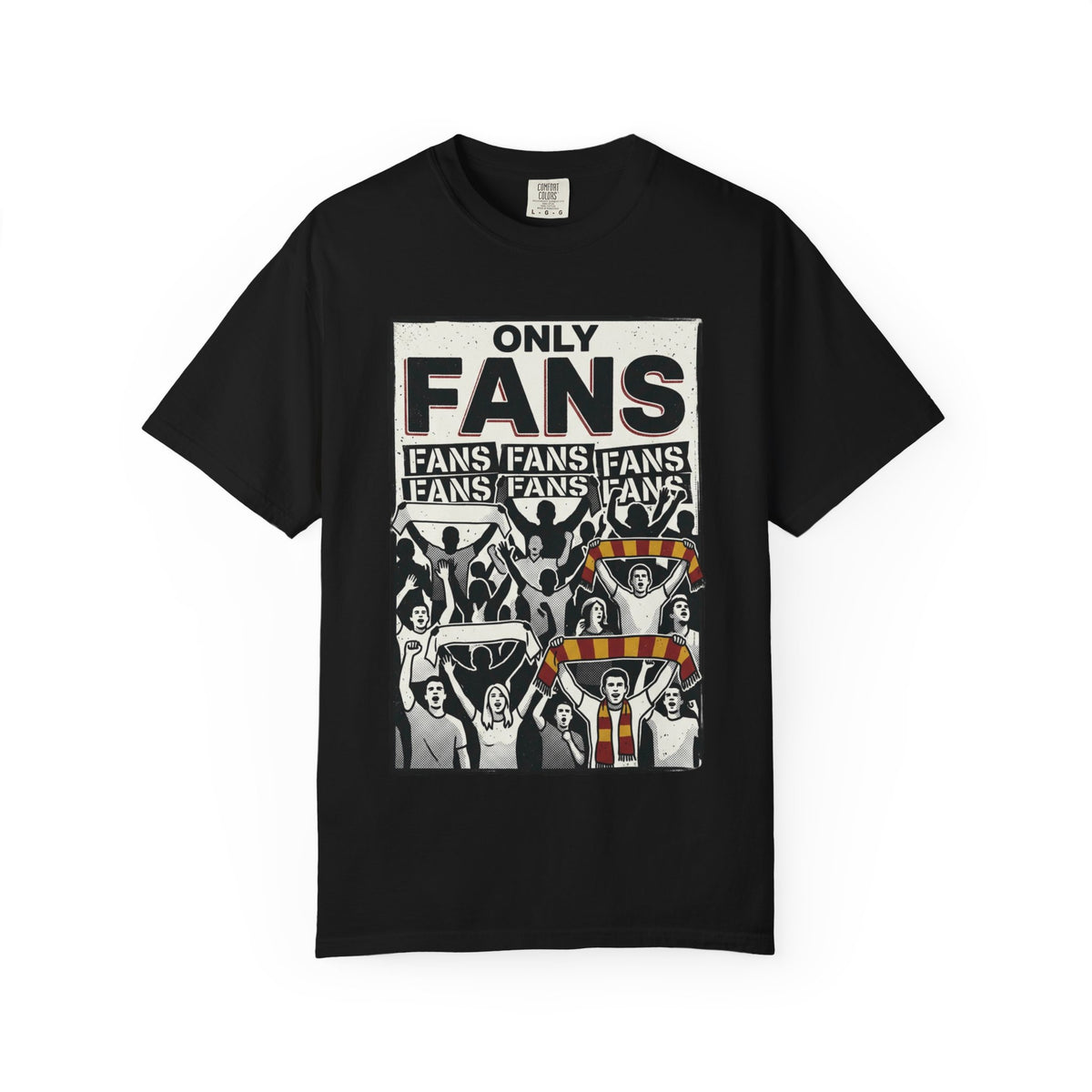 Only Fans Crowd Graphic T-Shirt — Vintage Sports Fan Tee