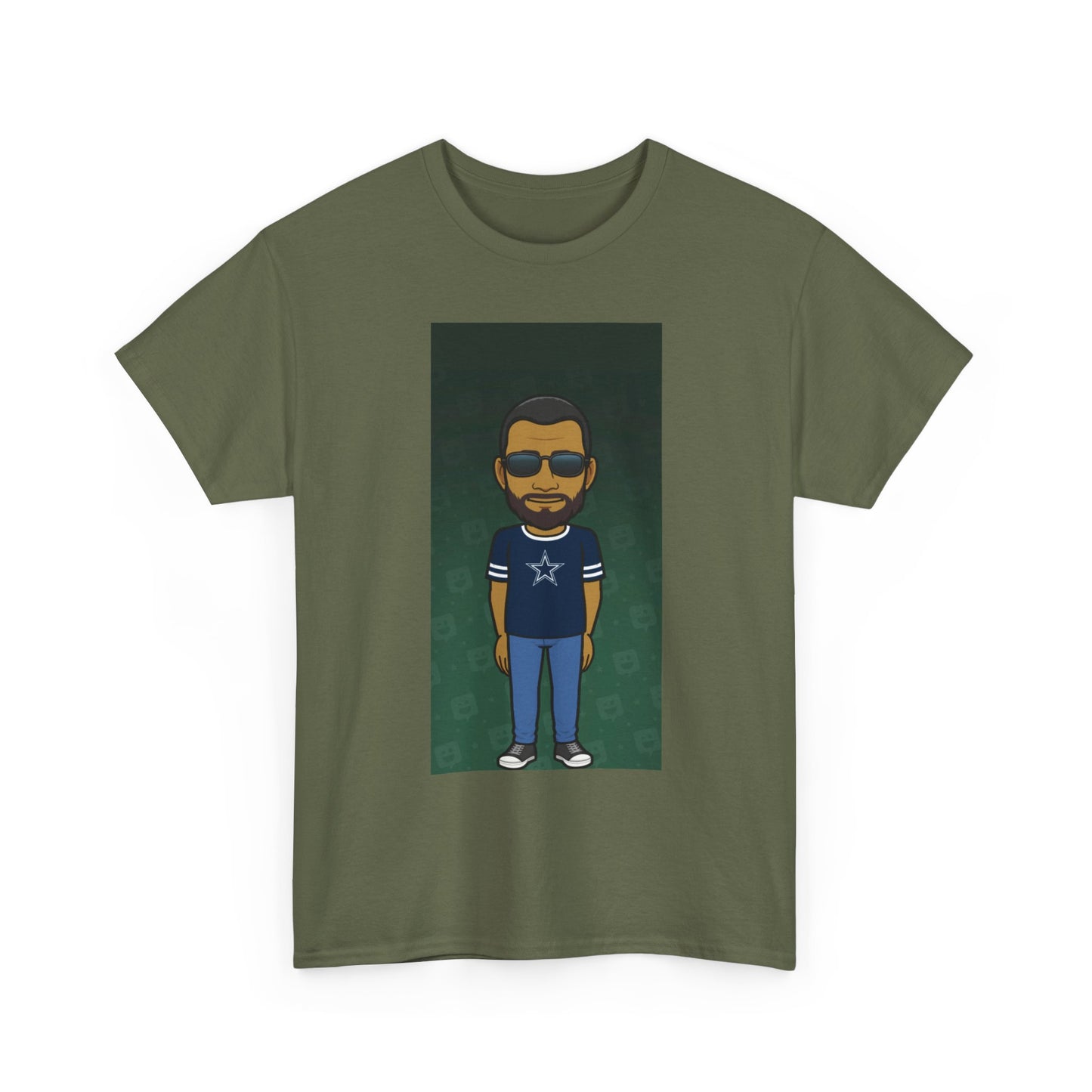 Cartoon Guy Graphic Tee — Personalized Avatar Shirt Printify