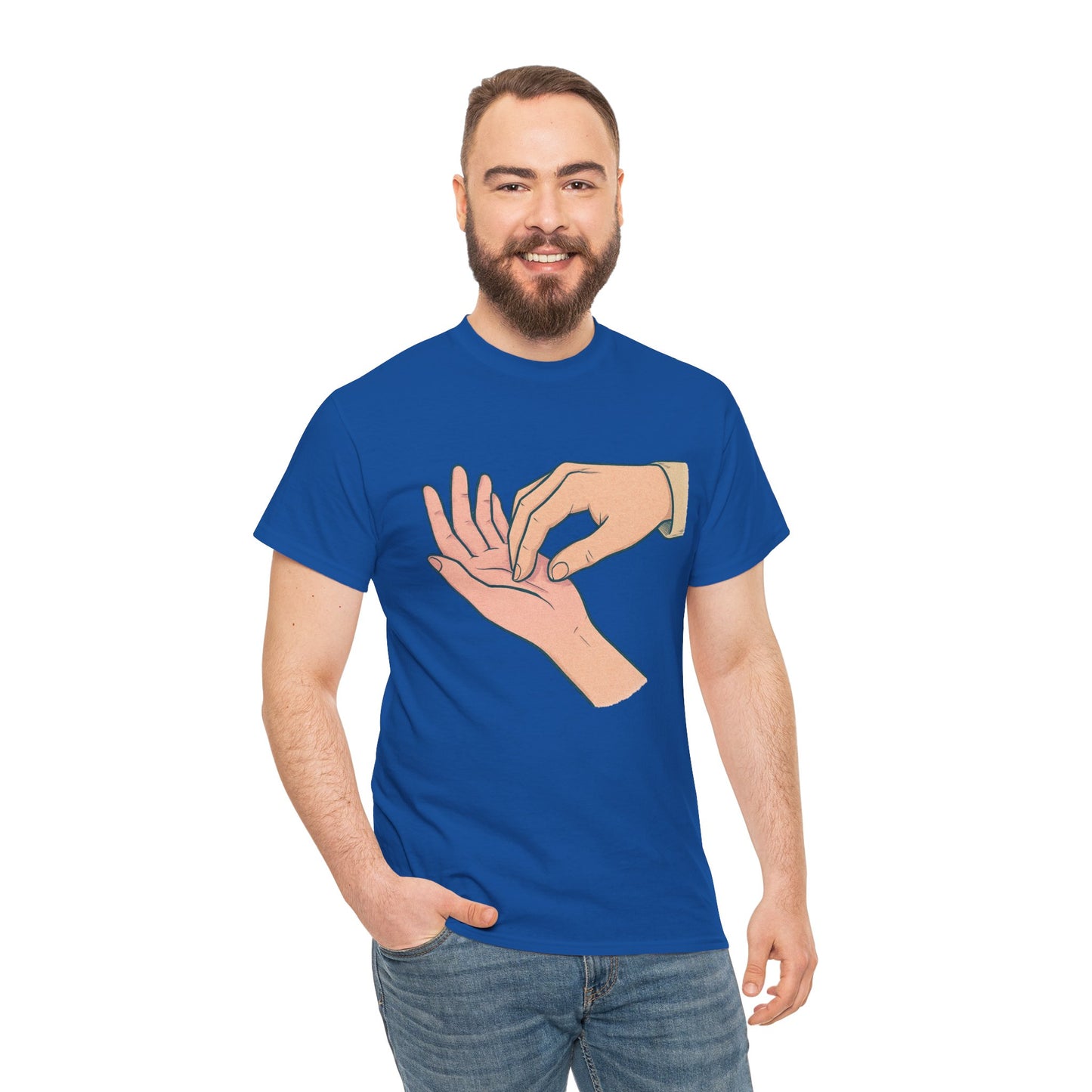 T-Shirt - Gentle Palm Reading Illustration Tee