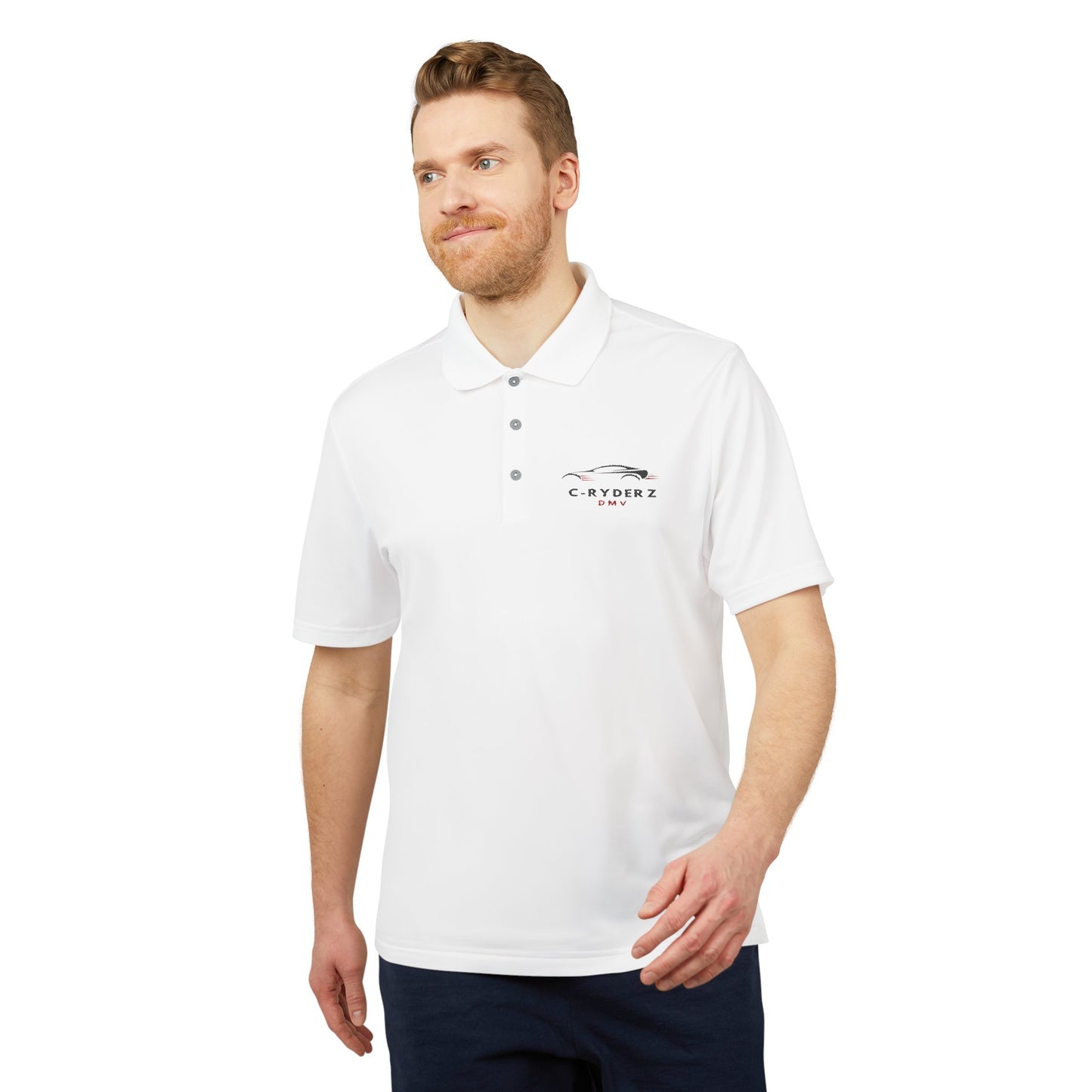 C-RYDERZ Adidas Unisex Performance Polo Shirt - Stylish Activewear for Athletes Printify