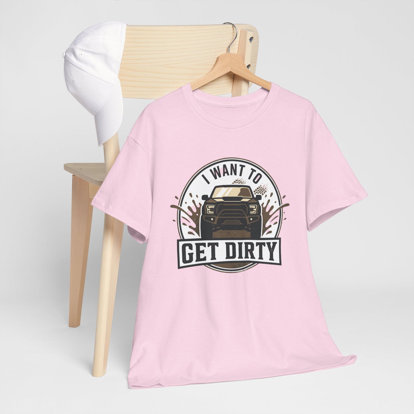 Get Dirty Truck Tee — Off-Road Adventure Graphic T-Shirt