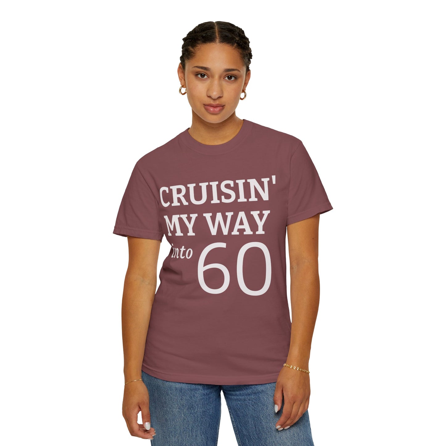 Cruisin' My Way Into 60 T-Shirt — 60th Birthday Tee