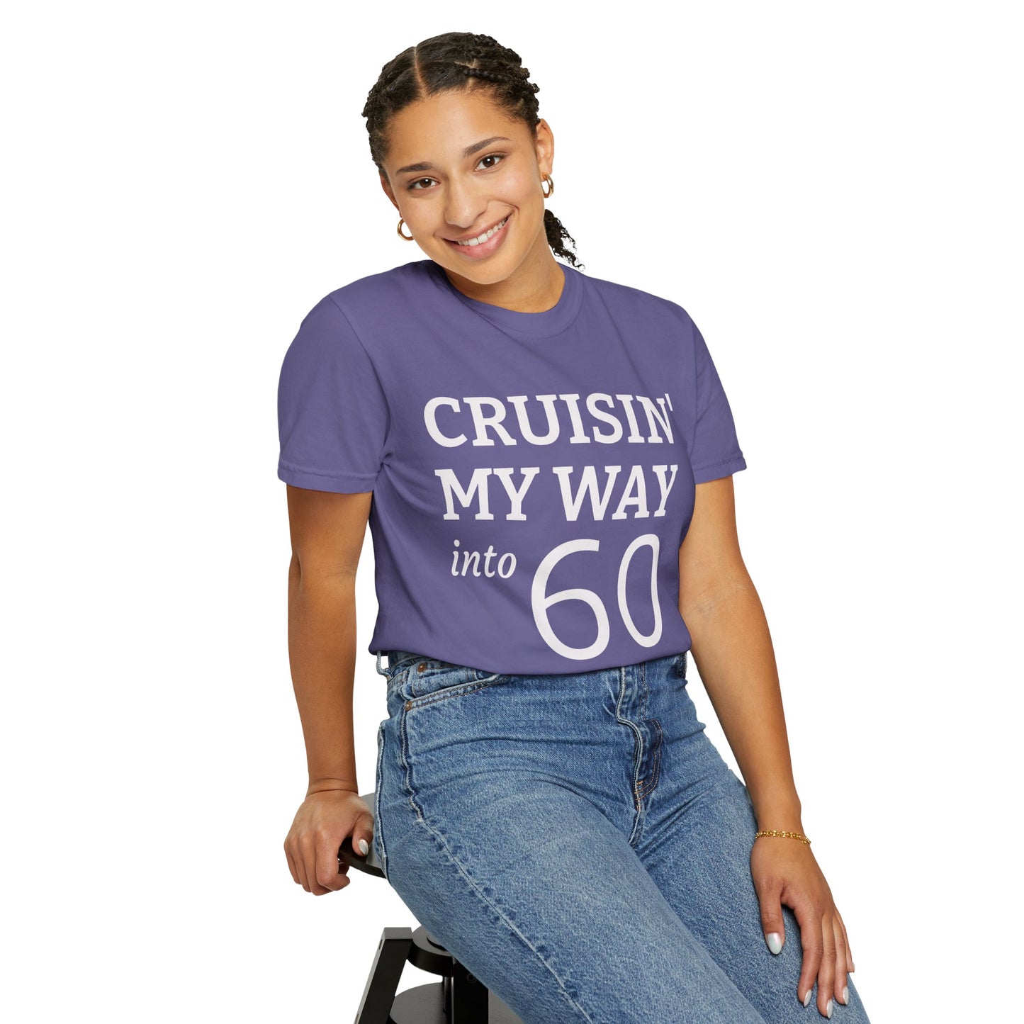 Cruisin' My Way Into 60 T-Shirt — 60th Birthday Tee