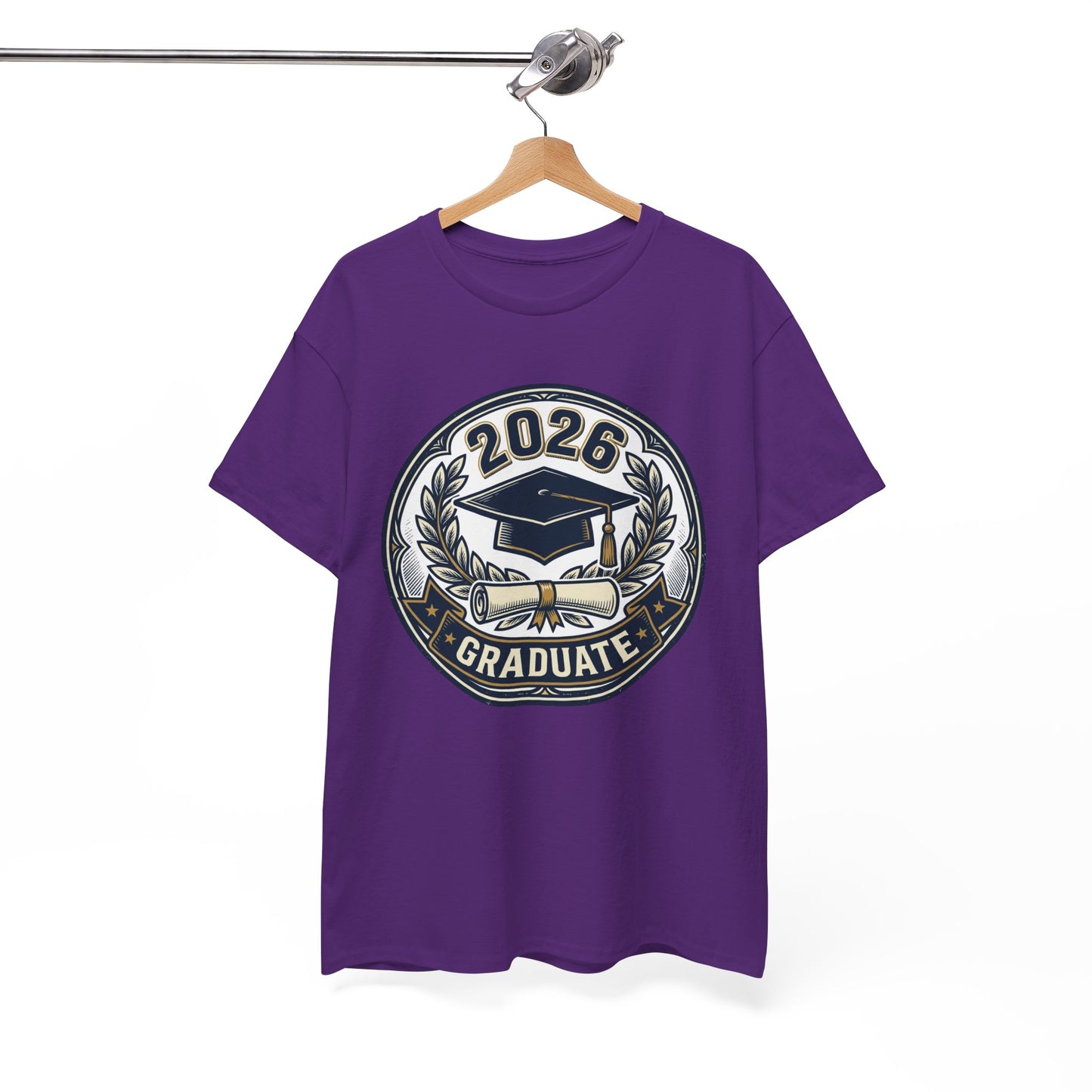2026 Graduate T-Shirt — Graduation Cap Emblem Tee