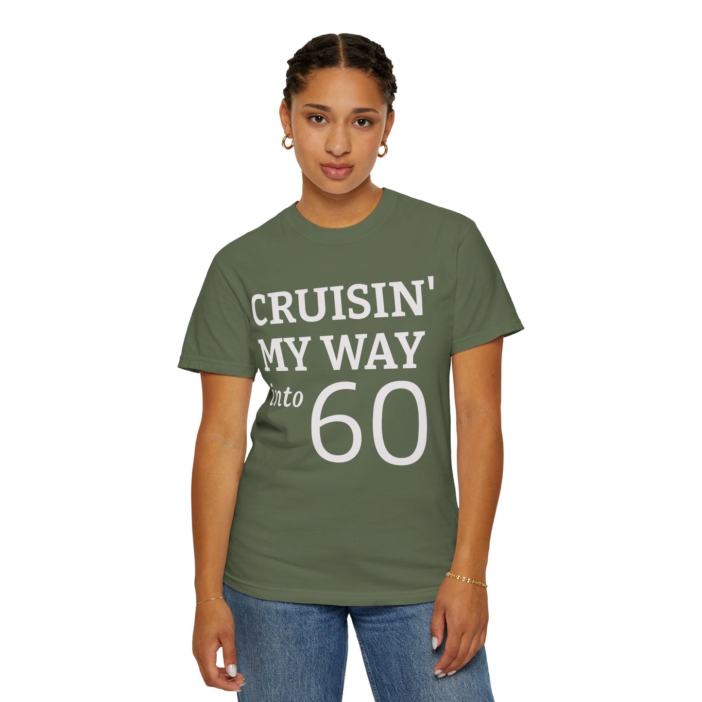 Cruisin' My Way Into 60 T-Shirt — 60th Birthday Tee