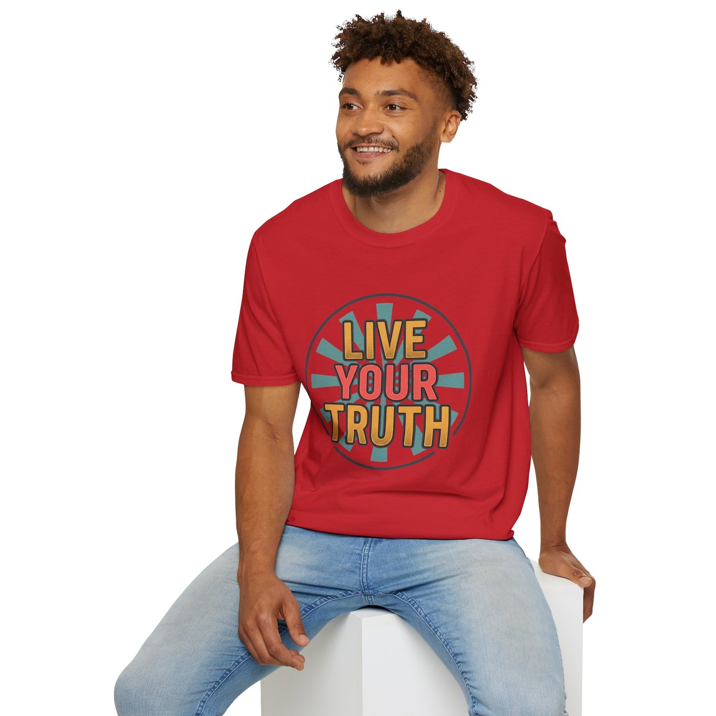 Live Your Truth T-Shirt — Retro Inspirational Graphic Tee