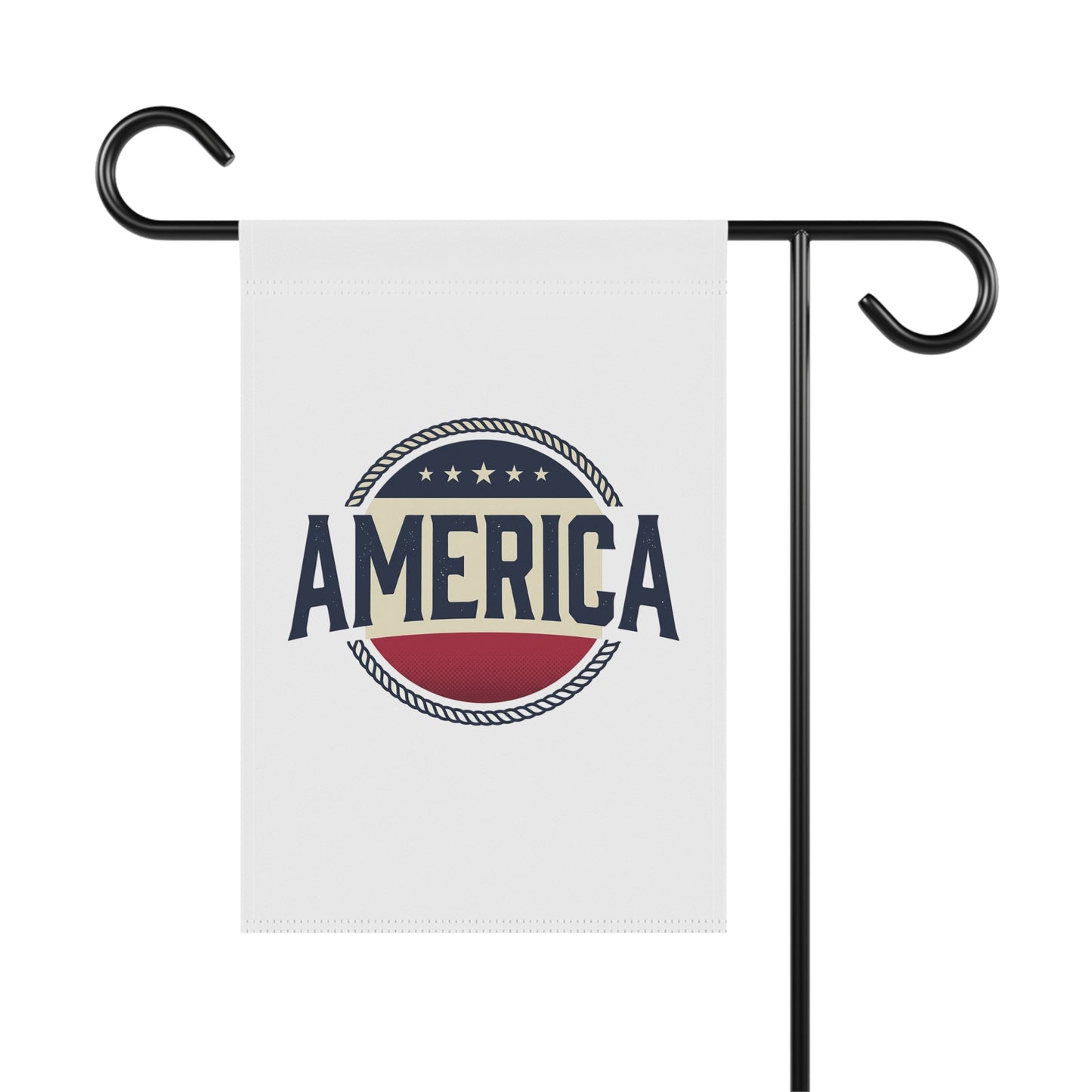 America Patriotic Garden Flag — Red White Blue Home & Yard Banner
