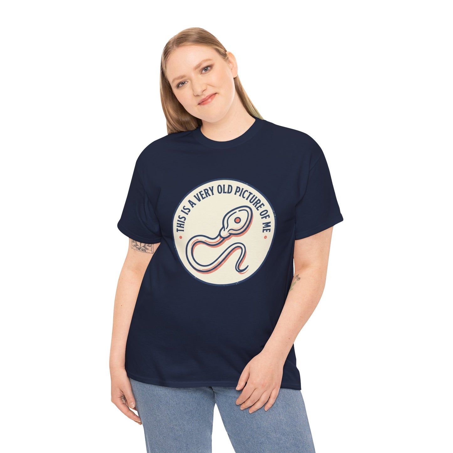 "This Is A Very Old Picture Of Me" Retro Snake Graphic Tee