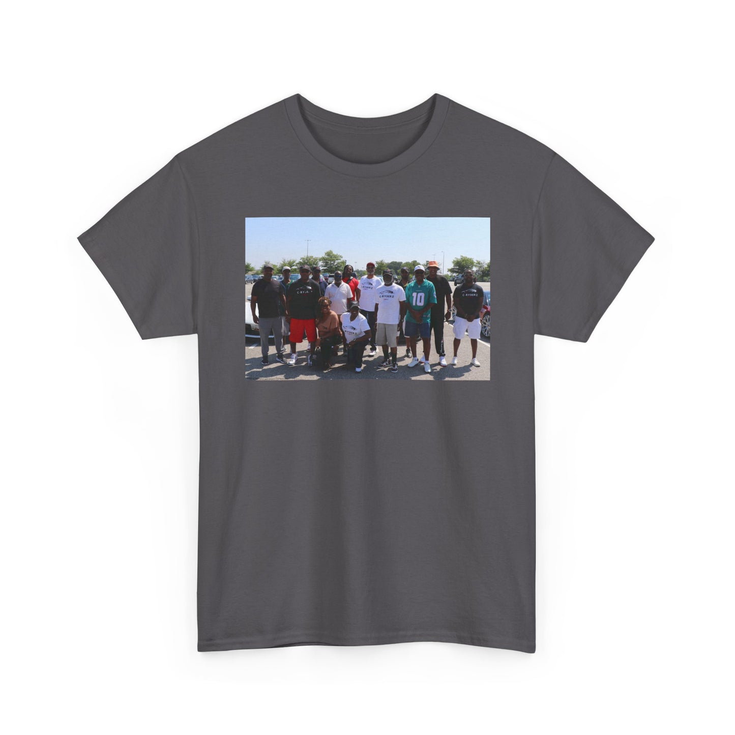 C-RYDERZ Group Photo Custom Tee — Personalized Reunion & Team Picture Shirt Printify