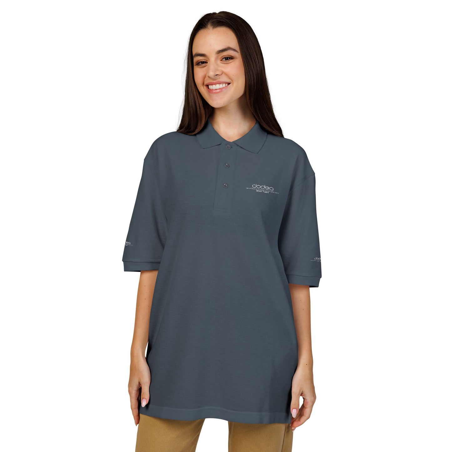 SPAM Embroidered Logo Polo Shirt