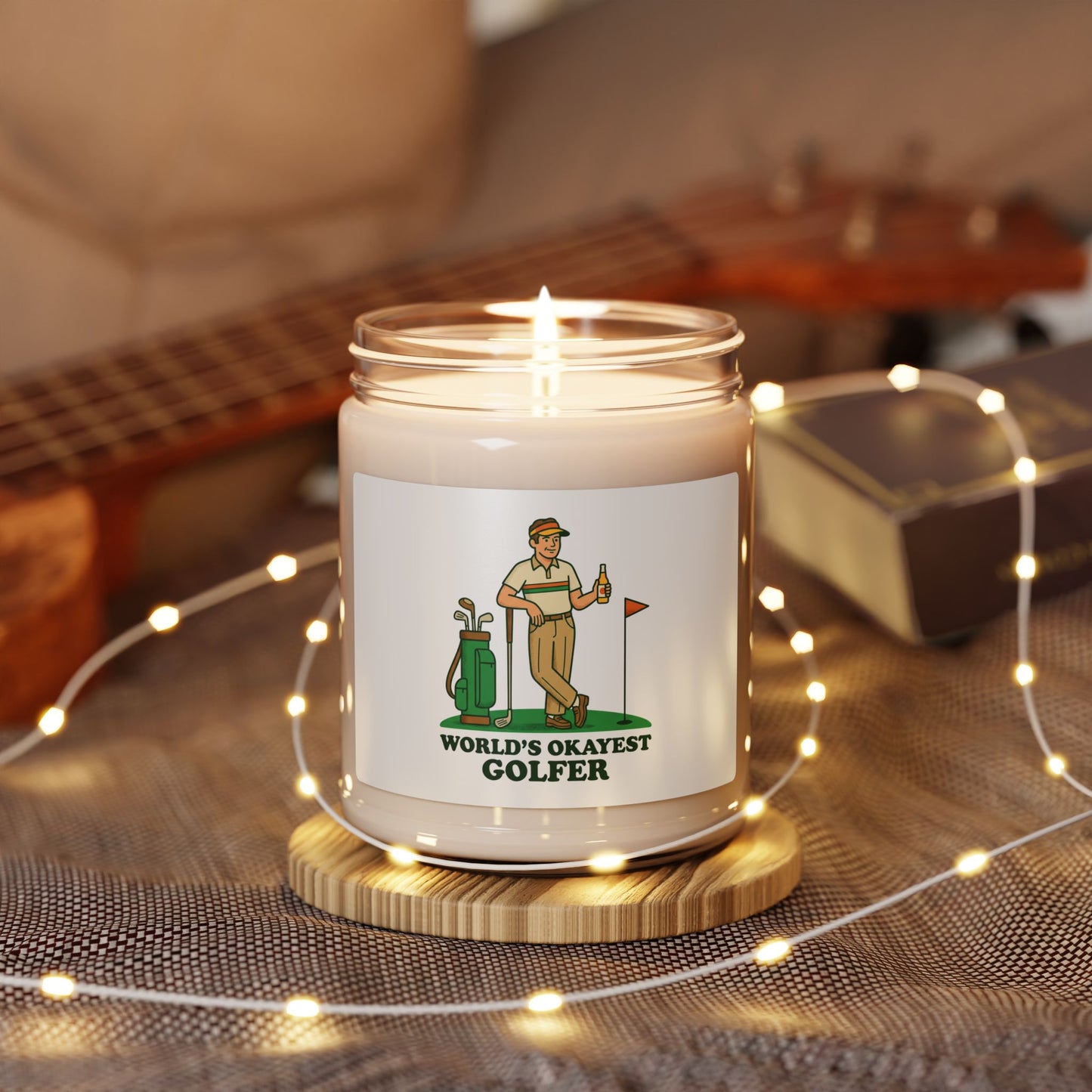 World's Okayest Golfer Candle, Golf Humor | Retro Clubhouse Soy Candle